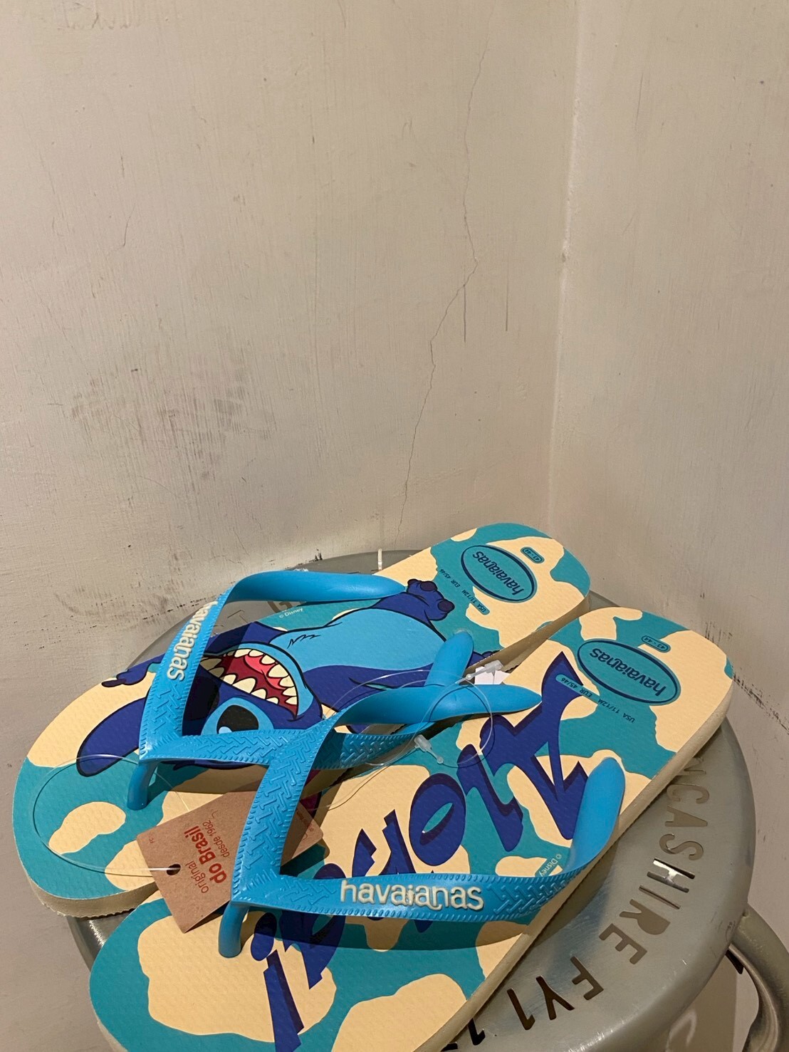 Havaianas 哈瓦仕 拖鞋 男女鞋 史迪奇 藍 4148941-9256U