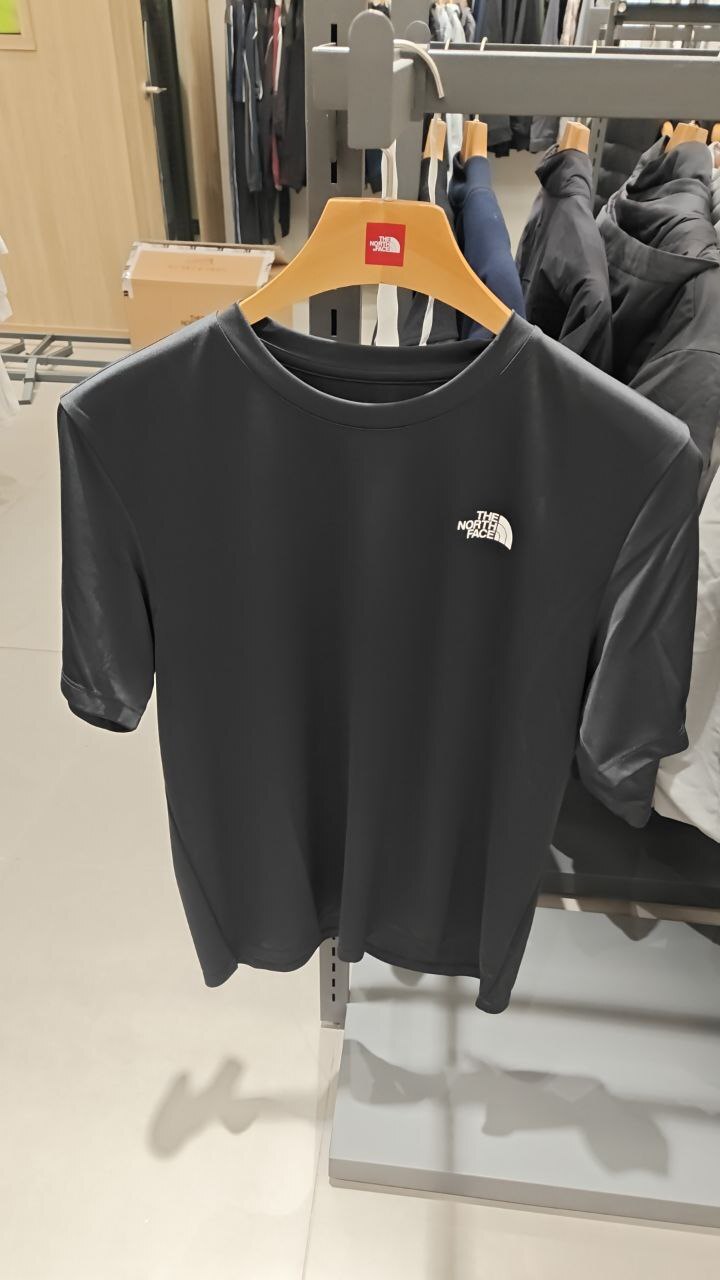 [K] THENORTHFACE BLACK M'S RECOVERY S/S R/TEE, NT7US01A-BLK (KTNF147)