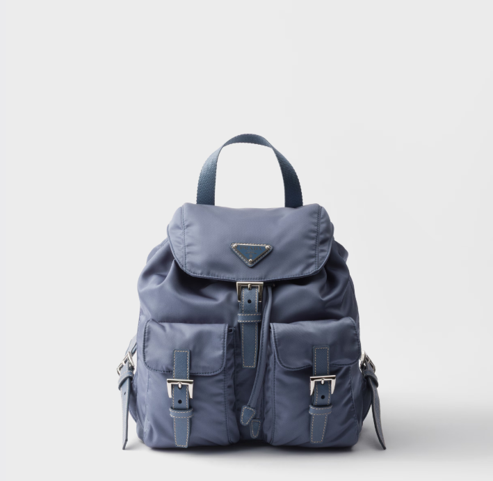 1FF0101-516 [PRADA] Small Re-Nylon Backpack Aviation Blue (SS26) #1BZ677_RV44_F0D57_V_OOO (B-EU-E)