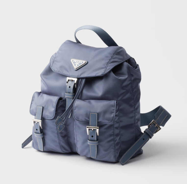 1FF0101-516 [PRADA] Small Re-Nylon Backpack Aviation Blue (SS26) #1BZ677_RV44_F0D57_V_OOO (B-EU-E)