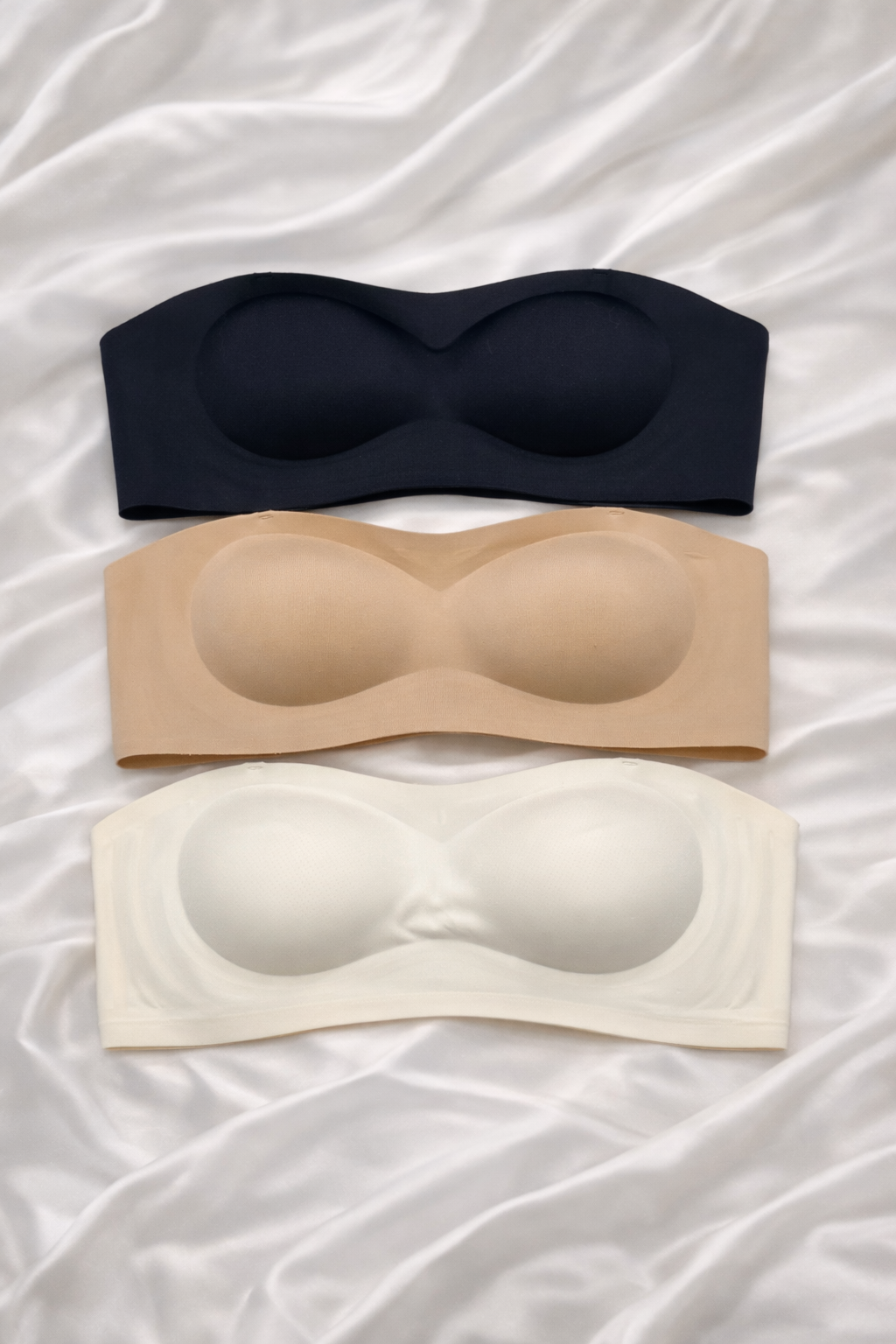 H08 掉不下來隱形平口內衣大推特推!防滑抗過敏!建議包色(薄墊+後墊自由更換)