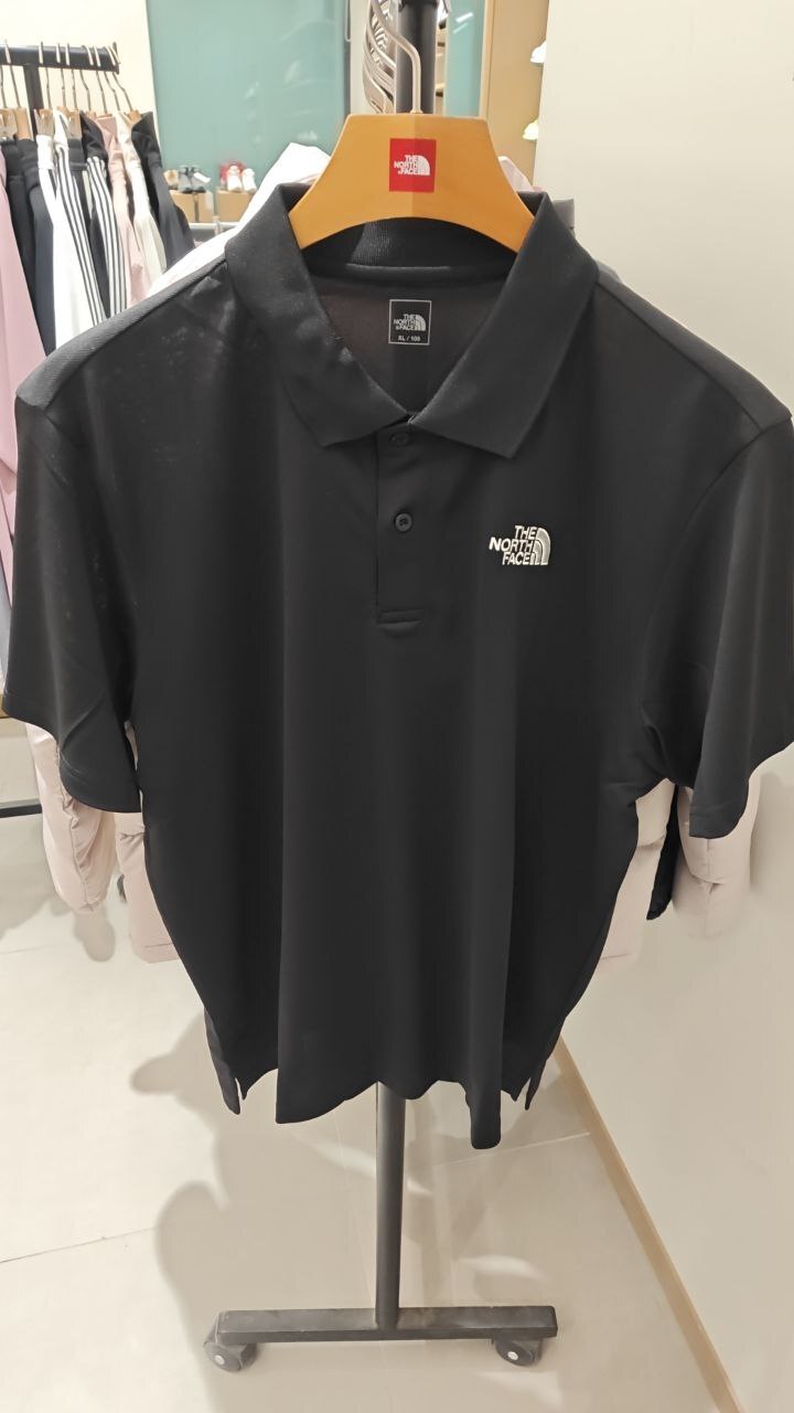 [K] THENORTHFACE BLACK M'S CMX PRIME S/S POLO, NT7PS03A-BLK (KTNF149)