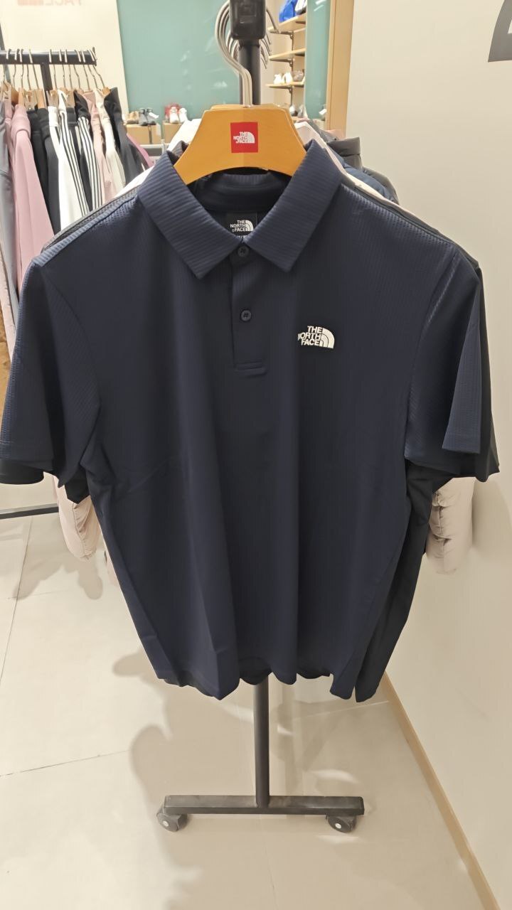 [K] THENORTHFACE DARK NAVY M'S SWING S/S POLO, NT7PS01A-DNA (KTNF152)
