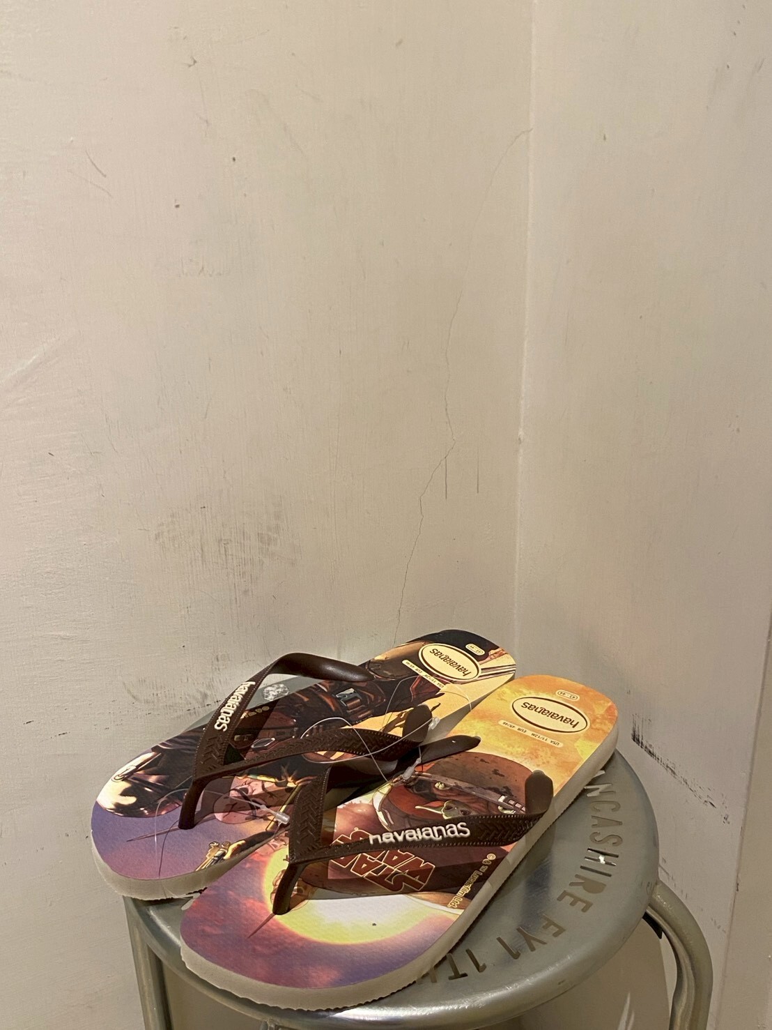 Havaianas 哈瓦仕 拖鞋 男女鞋 曼達洛人與小尤達 米 4135185-6516M