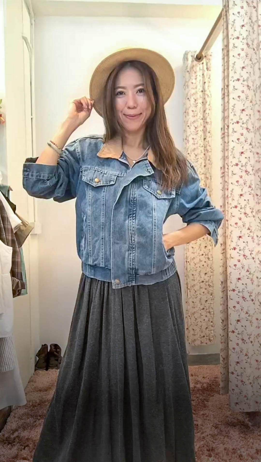 B4297 RM149 ▶️牛仔外套 👉B:108cm L:53cm