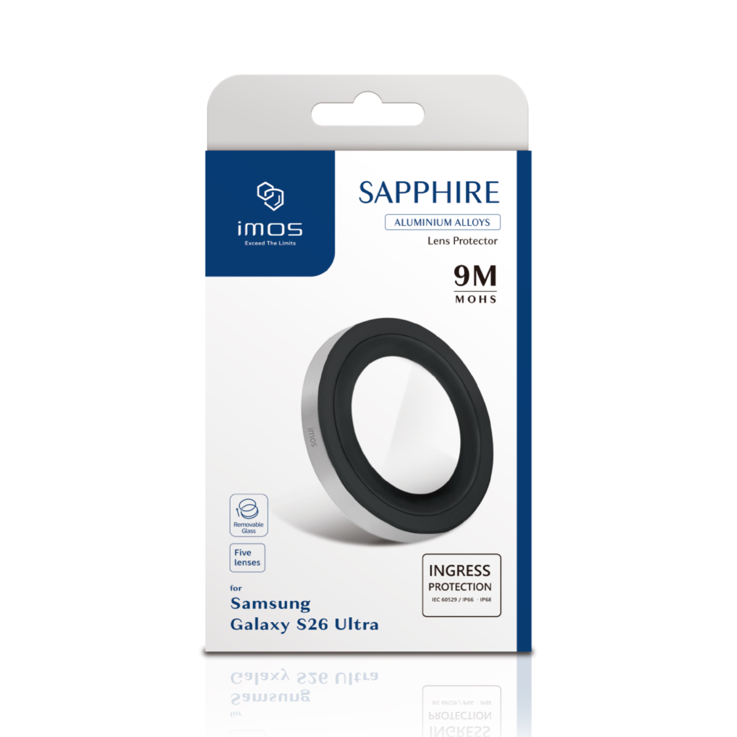 IMOS Galaxy S26 Ultra 藍寶石鏡頭保護貼