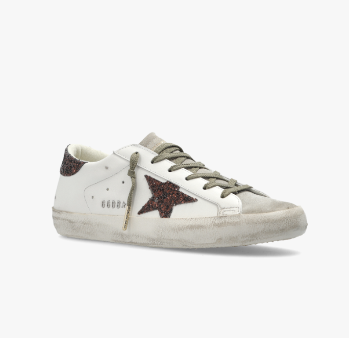1FF0101-499 [GOLDEN GOOSE] Super Star Sneakers White (SS26) #GWF00101.F008122.12386 (S-EU-E)