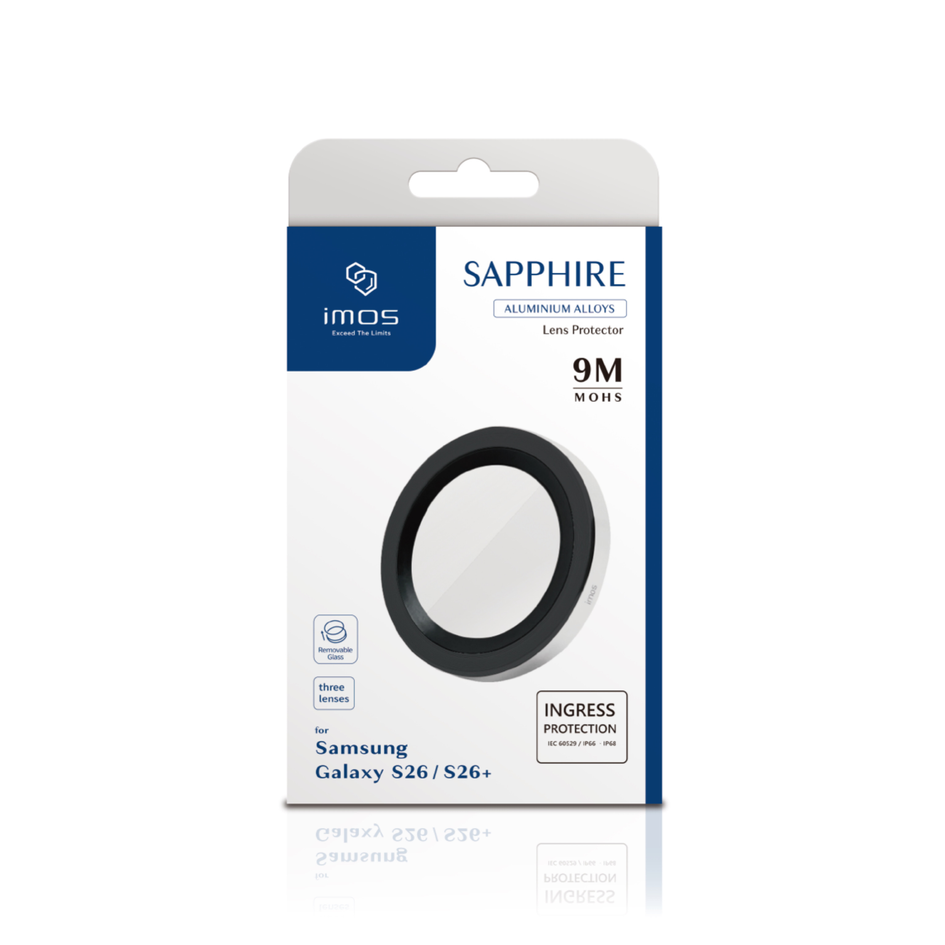 IMOS Galaxy S26+/S26 藍寶石鏡頭保護貼