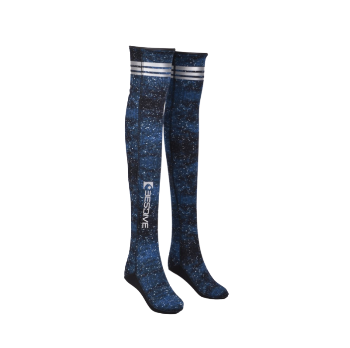 ▲預購 Bestdive 2mm 超彈布面長筒潛水襪 - 星辰藍 2026