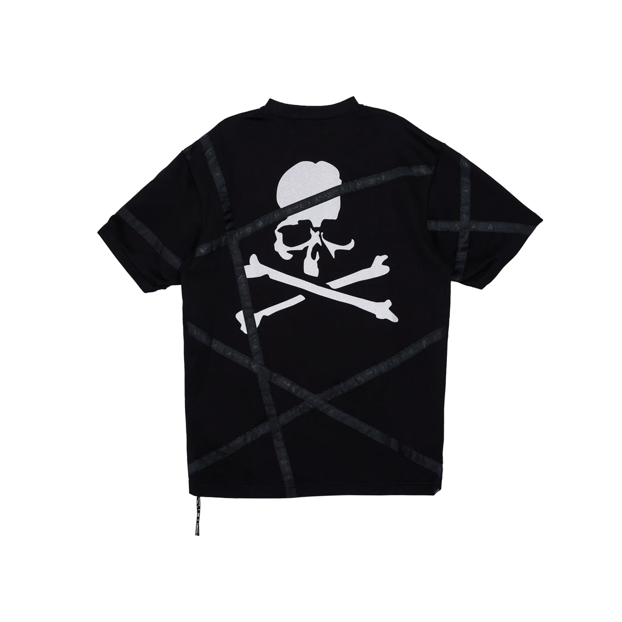 MASTERMIND WORLD WRAPPED SS TEE BOXY FIT MMW 緞帶 串標 骷髏 短T-MW26SE1-TS078