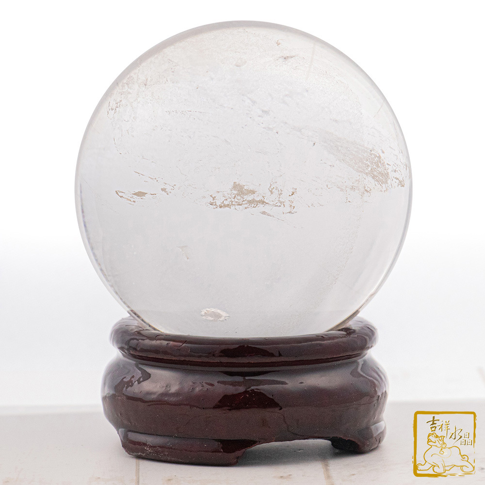 白水晶球 6.3cm 鎮宅化煞