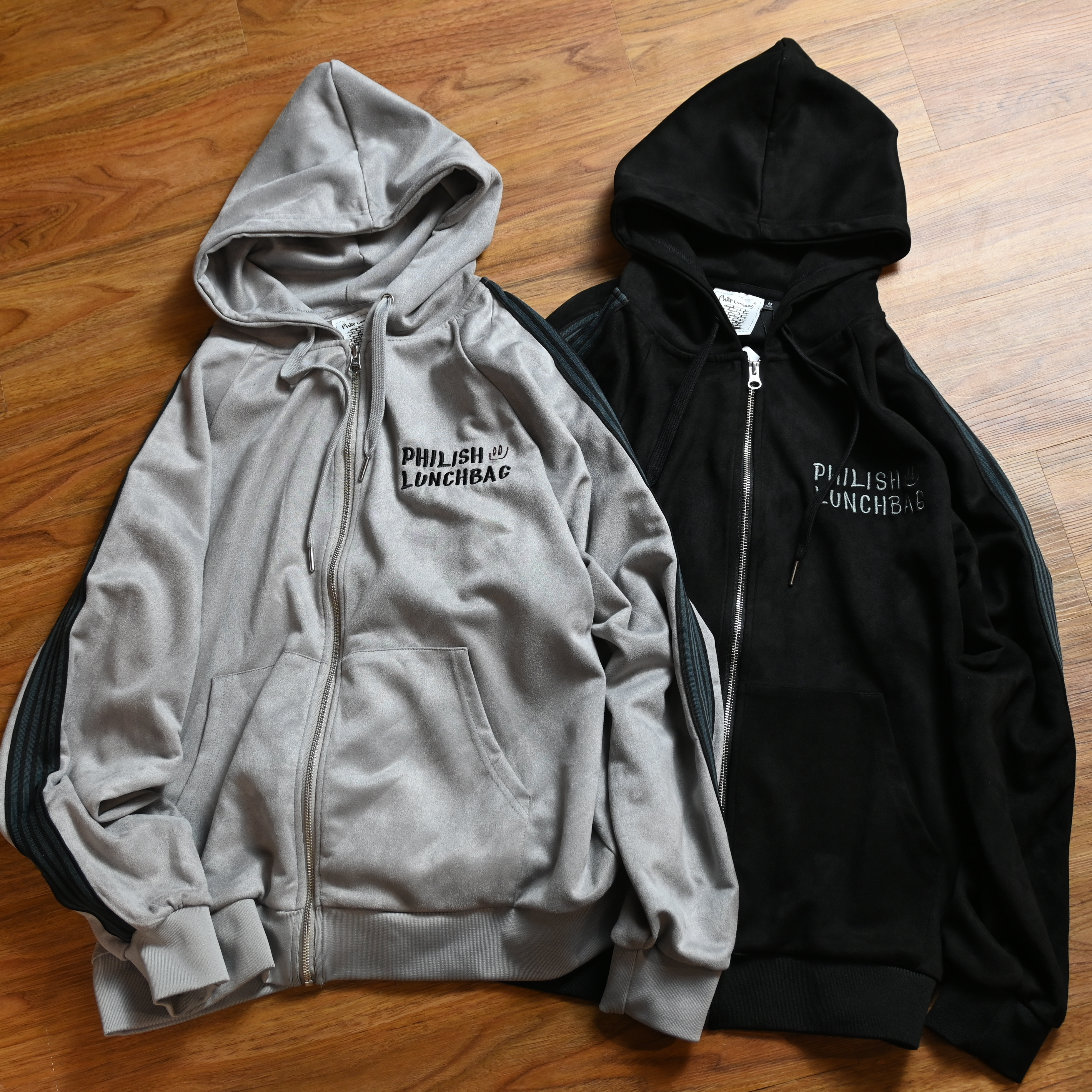 Philip Lumbang JP Suede Touch Lunch bag Track Hoodie