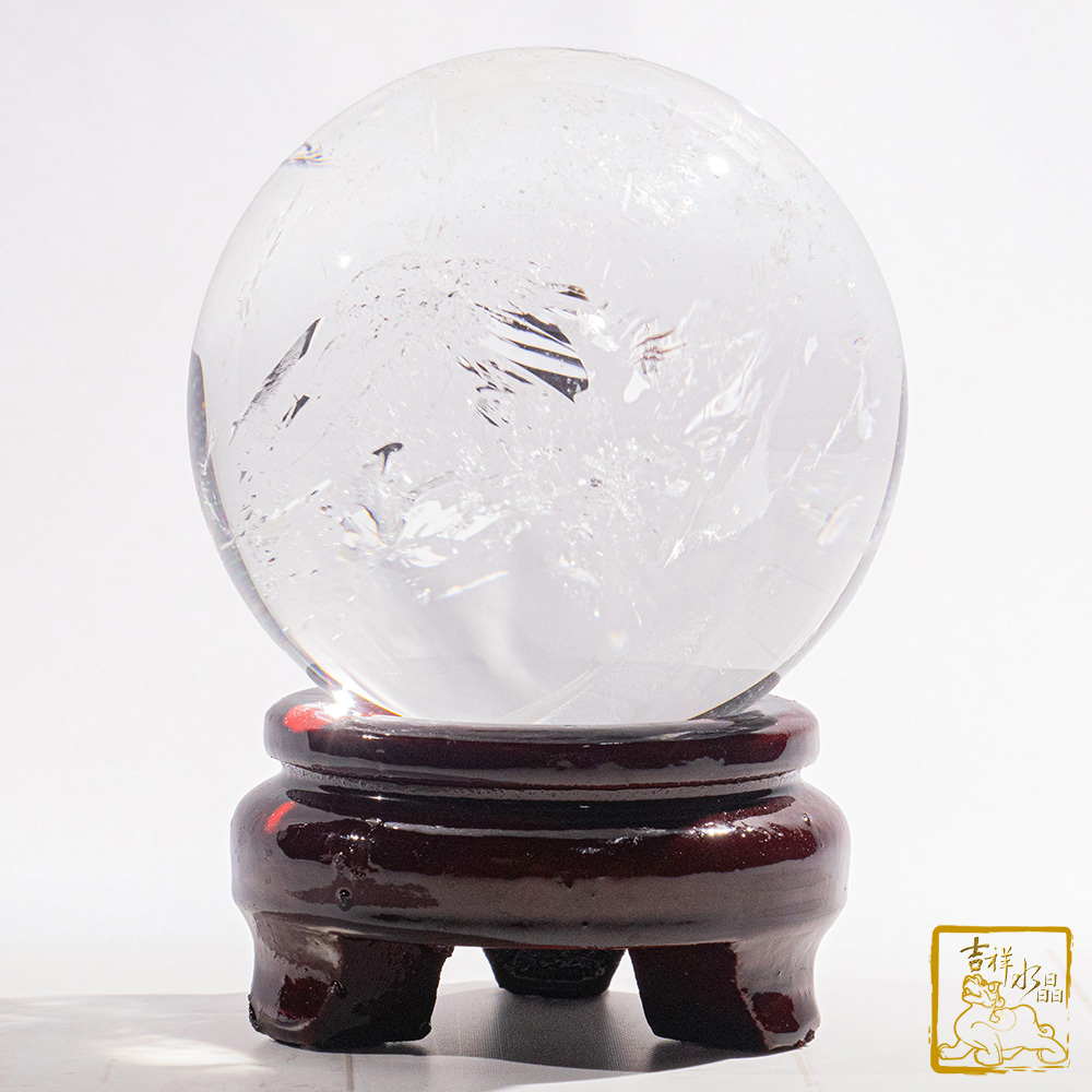 白水晶球 7.8cm 鎮宅化煞
