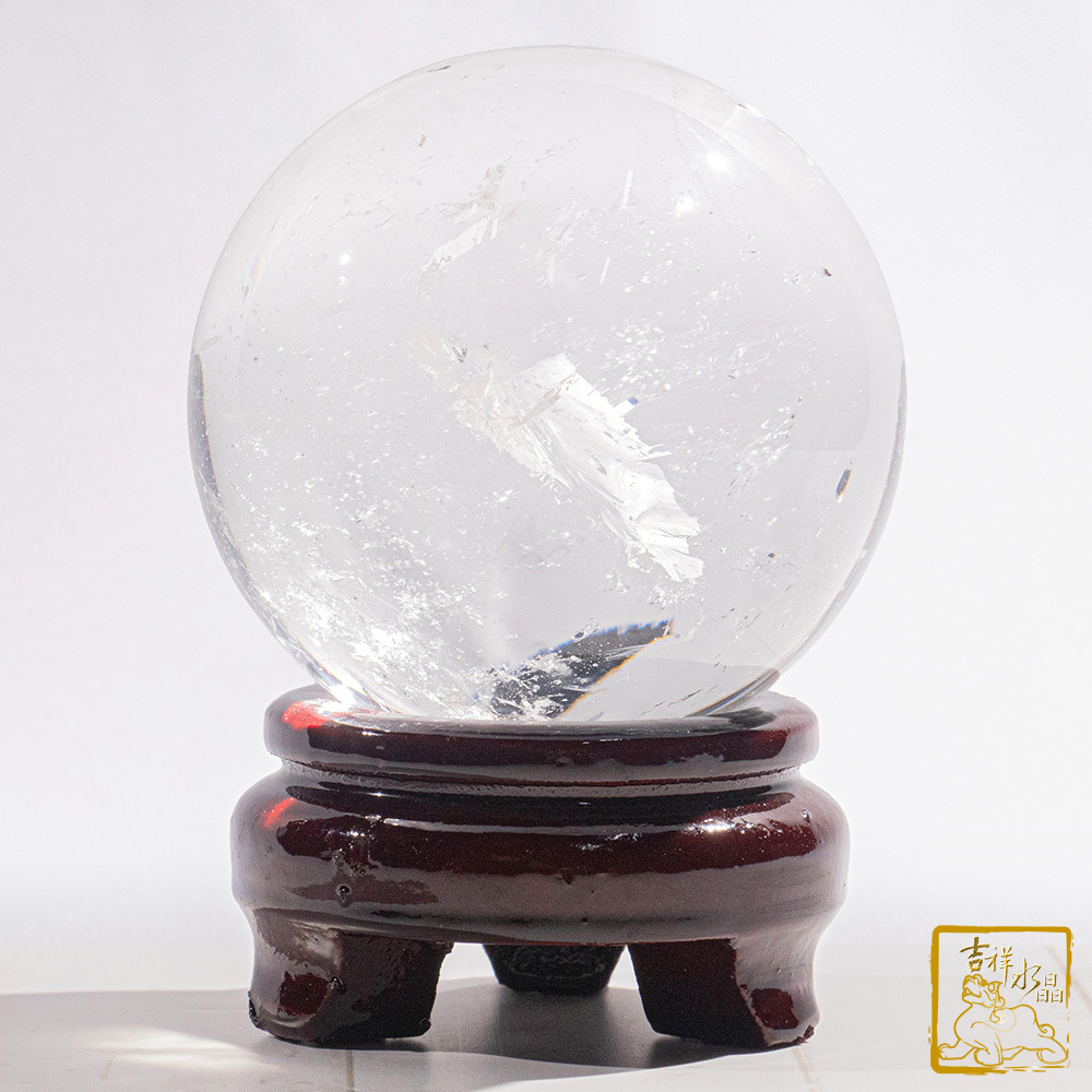 白水晶球 7.8cm 鎮宅化煞