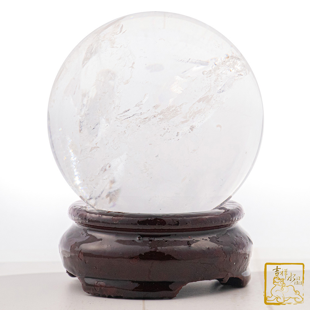 白水晶球 6.2cm 鎮宅化煞