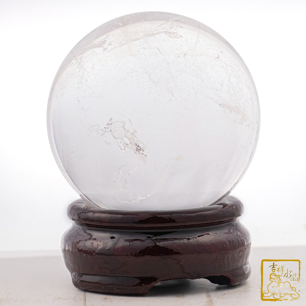 白水晶球 6.1cm 鎮宅化煞