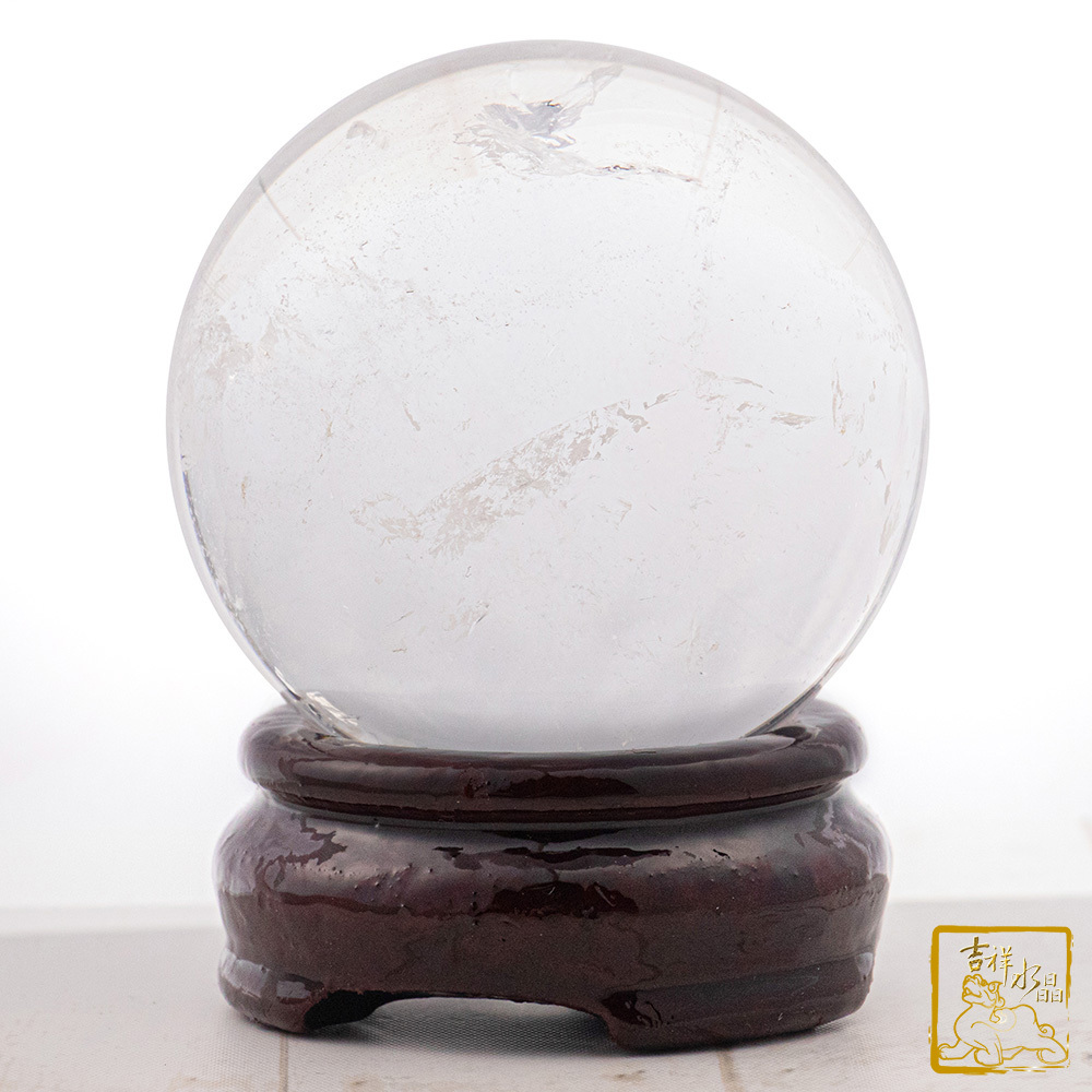 白水晶球 6.1cm 鎮宅化煞