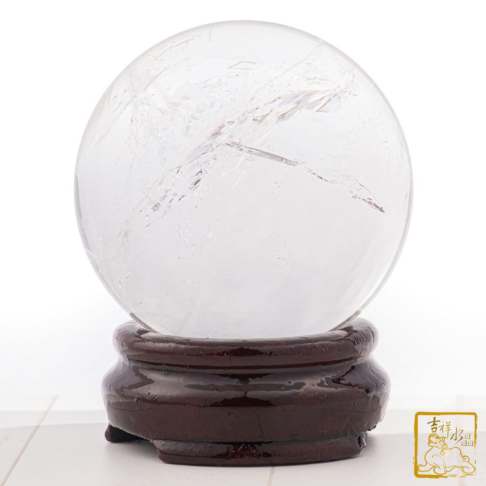 白水晶球 6.4cm 淨化磁場