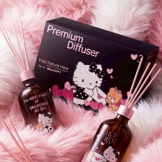 (預購商品) Hetras X Hello Kitty 聯名款擴香500ml*3入禮盒