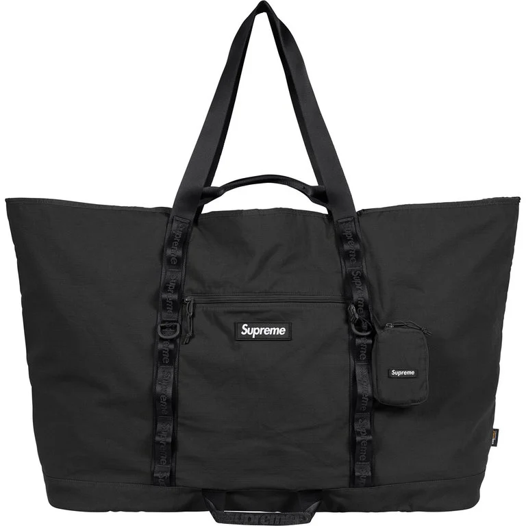 Supreme SS26 X-Large Tote Bag + Utility Pouch - Black