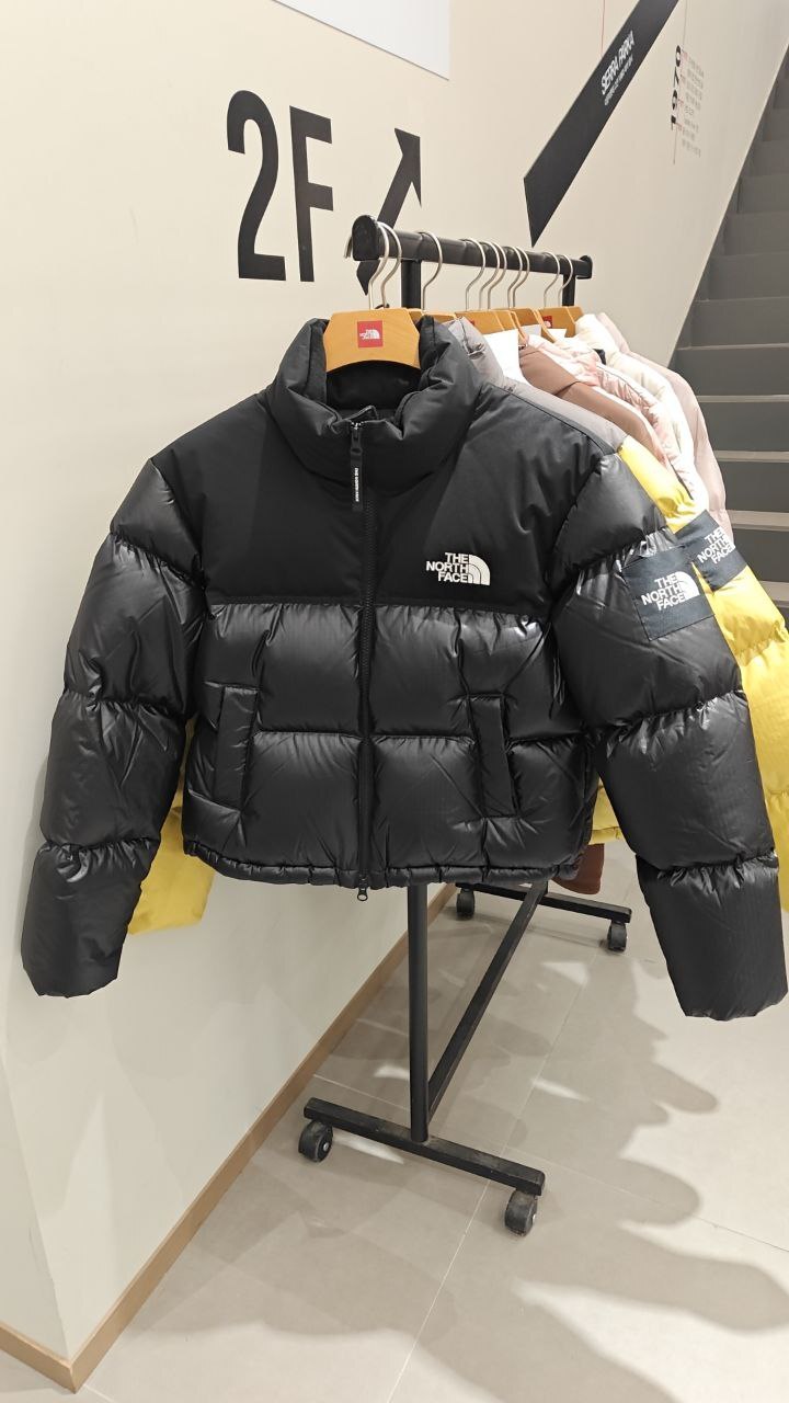 [K] THENORTHFACE BLACK W'S NOVELTY NUPTSE DOWN JACKET RDS, NJ1DR85J-BLK (KTNF175)
