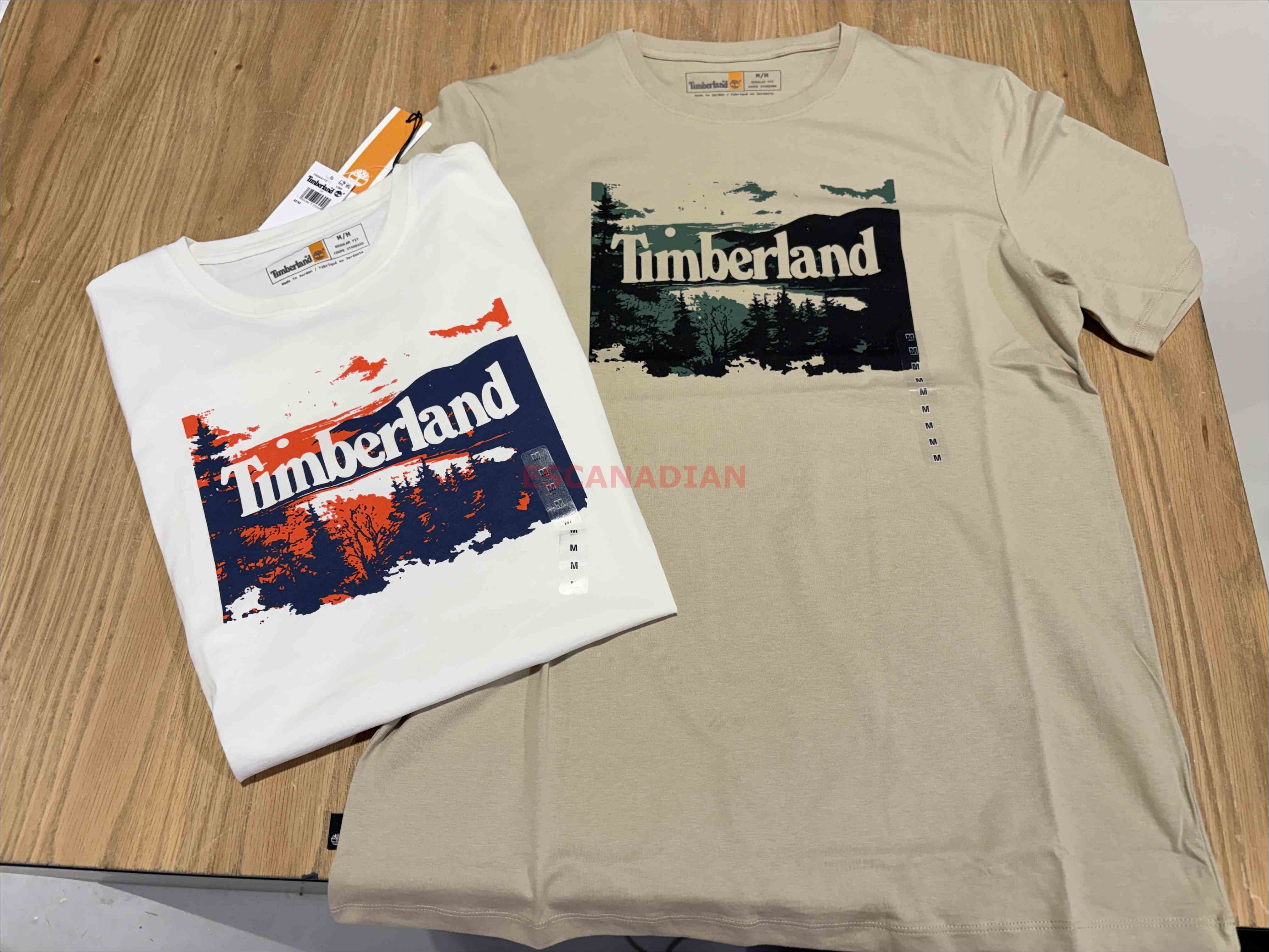 Timberland 大人 風景圖案 短TEE (2色)