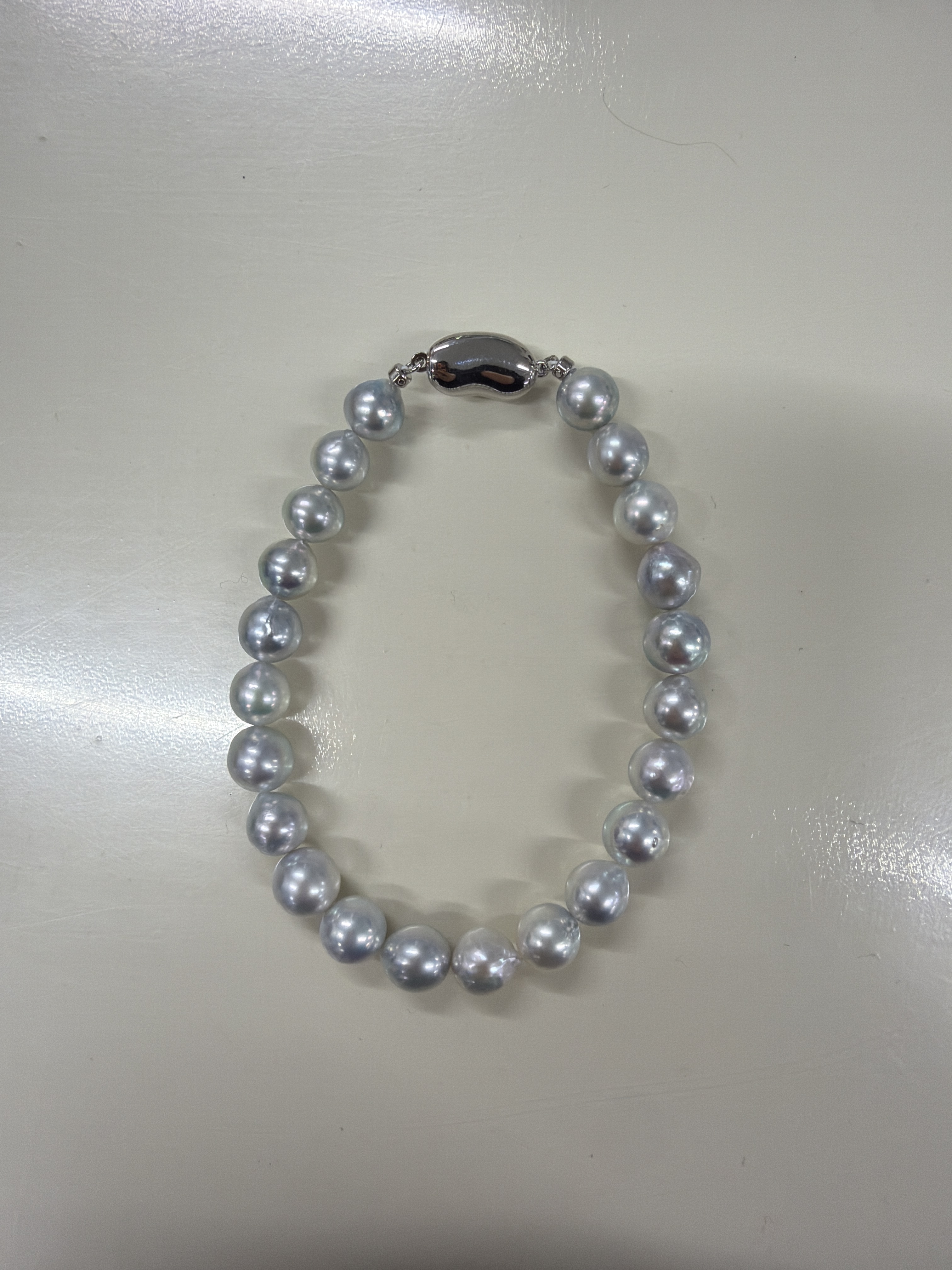 RF34 激罕日本天然海水珍珠手鏈(20cm/約8.0毫米)