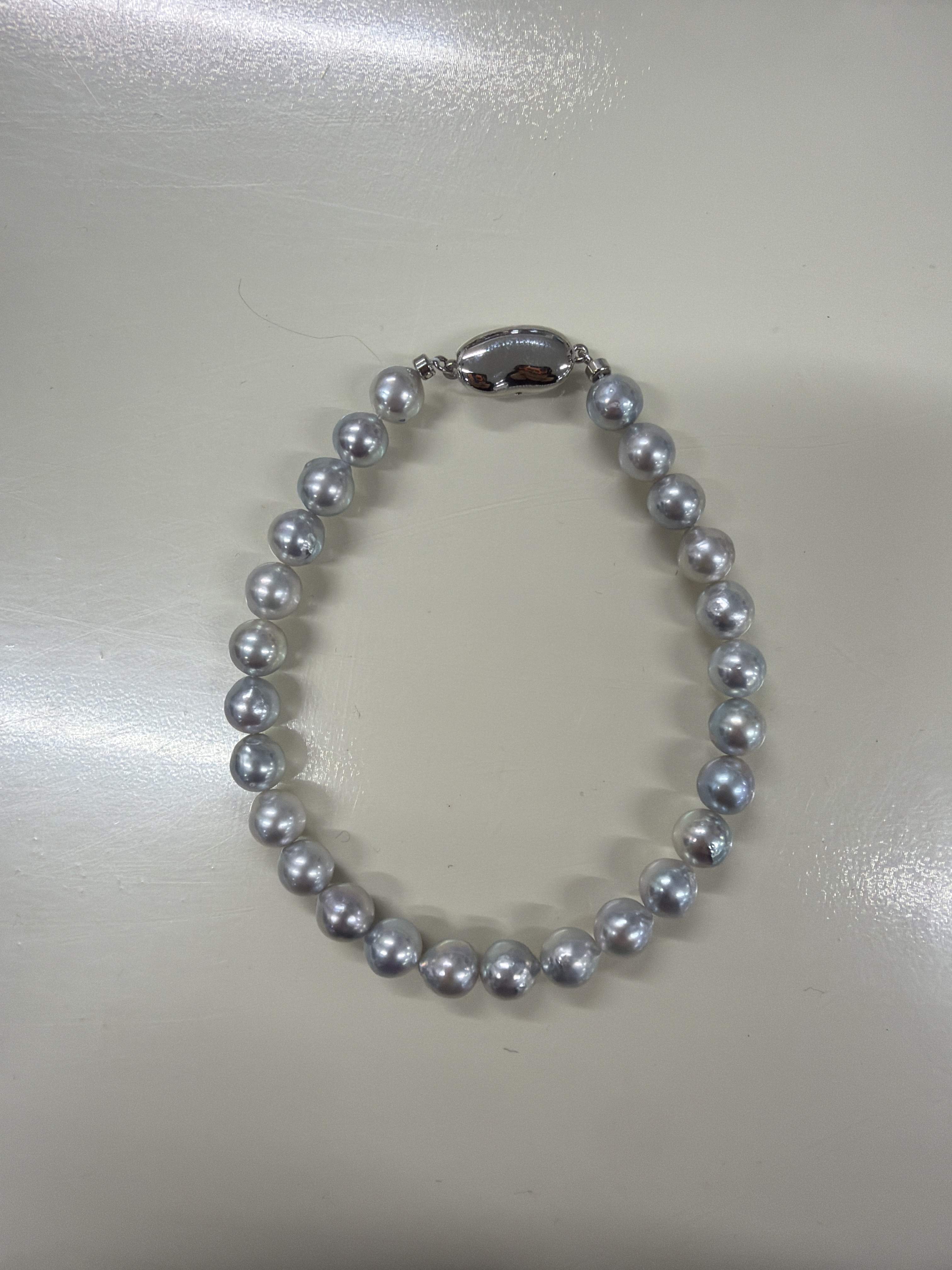 RF36 激罕日本天然海水珍珠手鏈(20cm/約6.5〜7.0毫米)