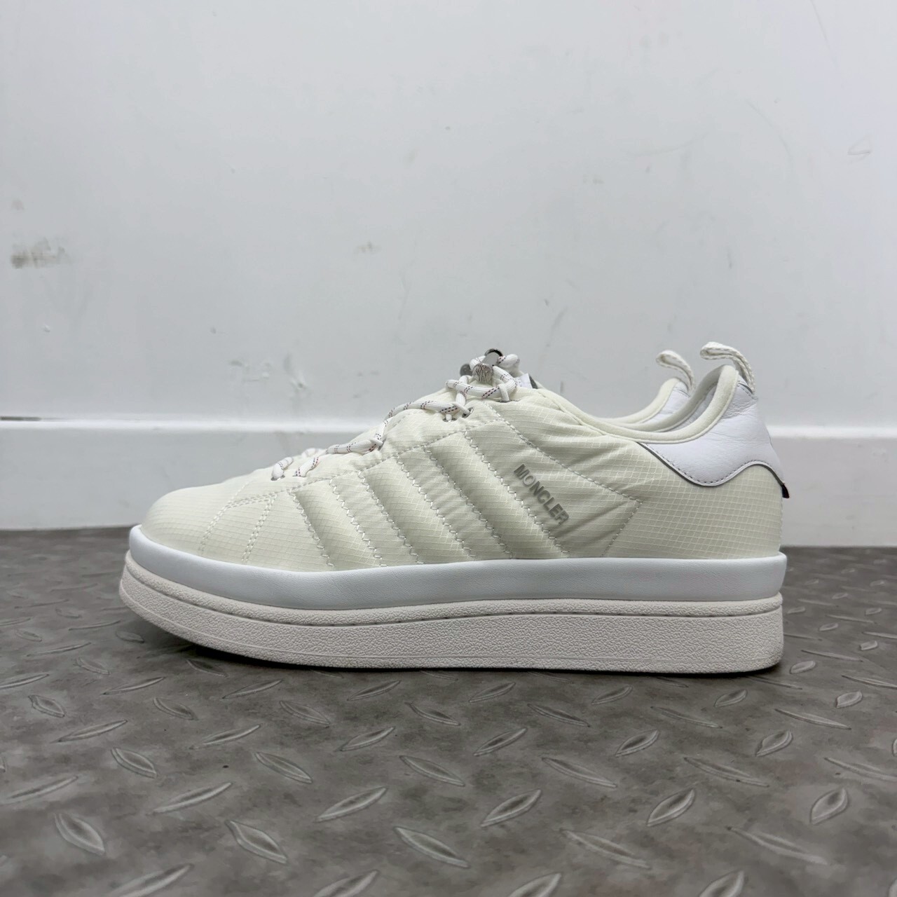 MONCLER x ADIDAS CAMPUS 'Core White SIZE 28CM