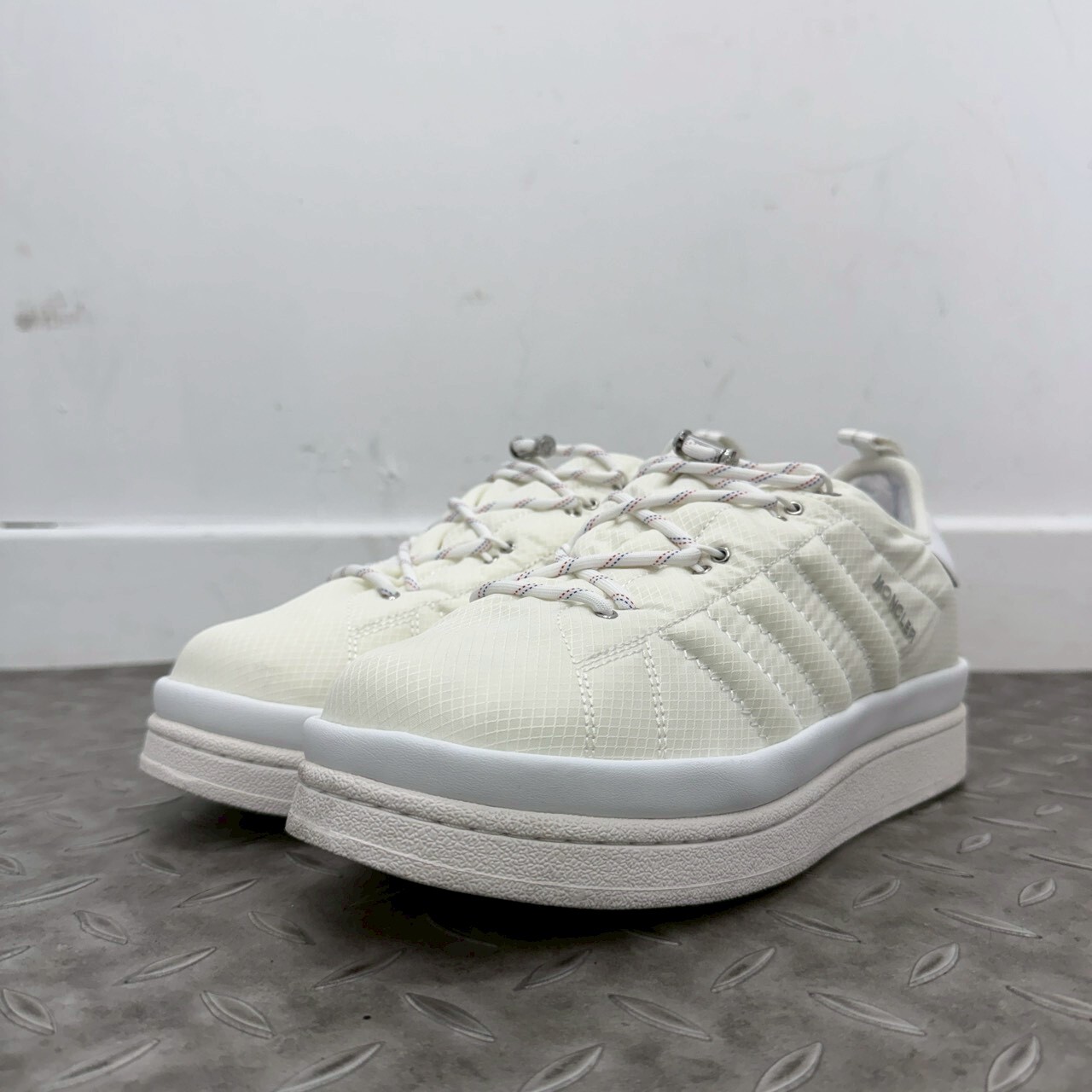 MONCLER x ADIDAS CAMPUS 'Core White SIZE 28CM