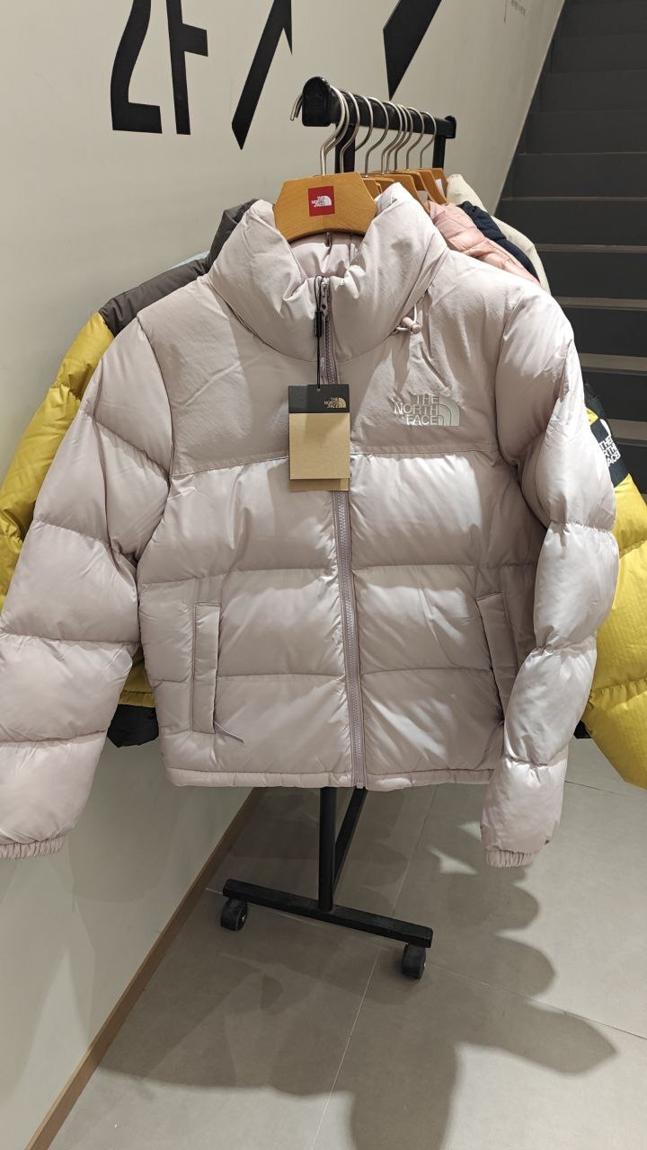 [K] THENORTHFACE GRAYISH PINK W'S NUPTSE ON JACKET, NJ3NR80D-GPI (KTNF183)