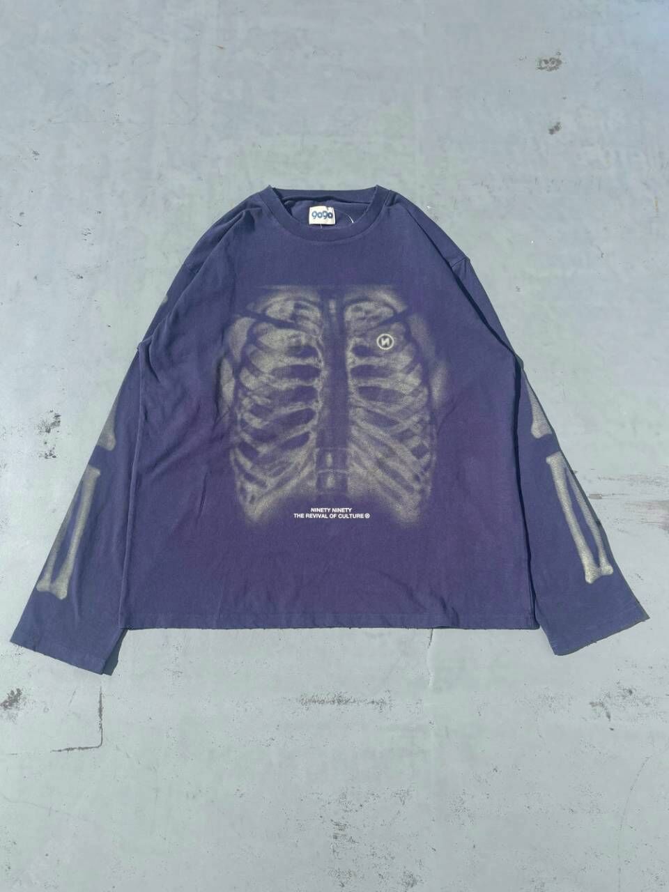 【9090】0307 發售 X-ray Bone Vintage L/S Tee