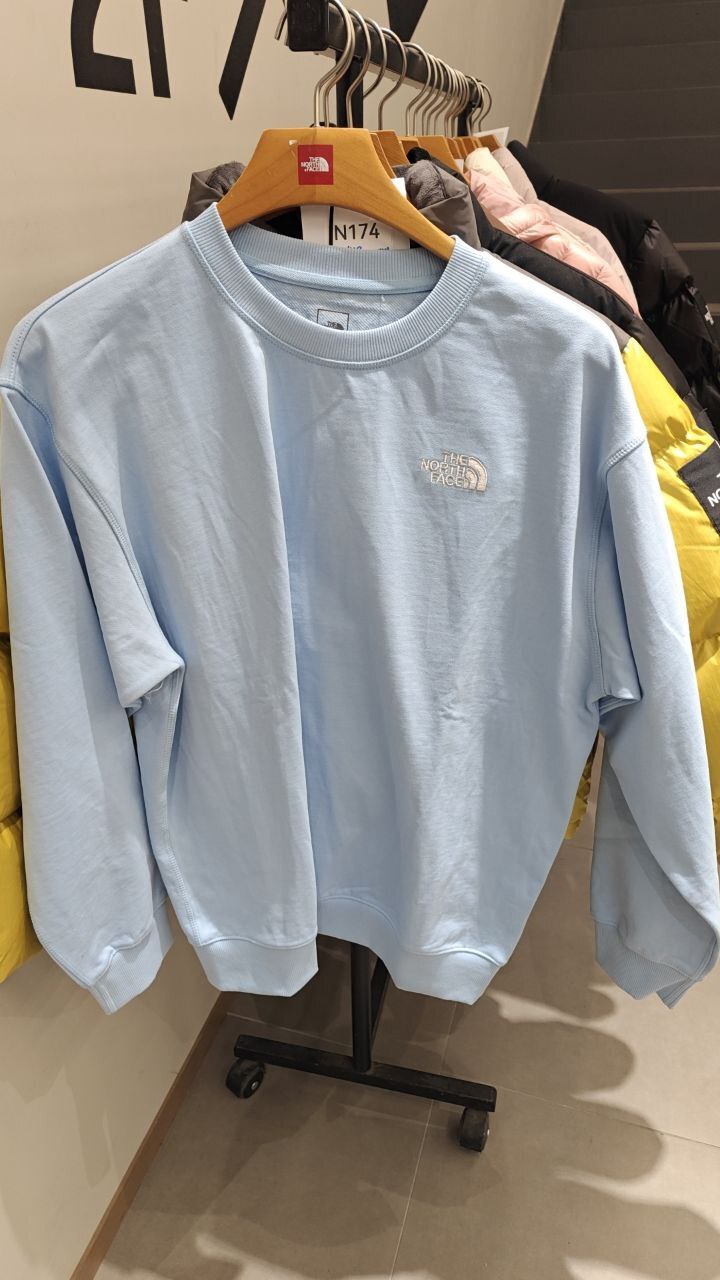 [K] THENORTHFACE AIR BLUE M'S CORE SWEATSHIRTS, NM5MS01D-AIB (KTNF194)