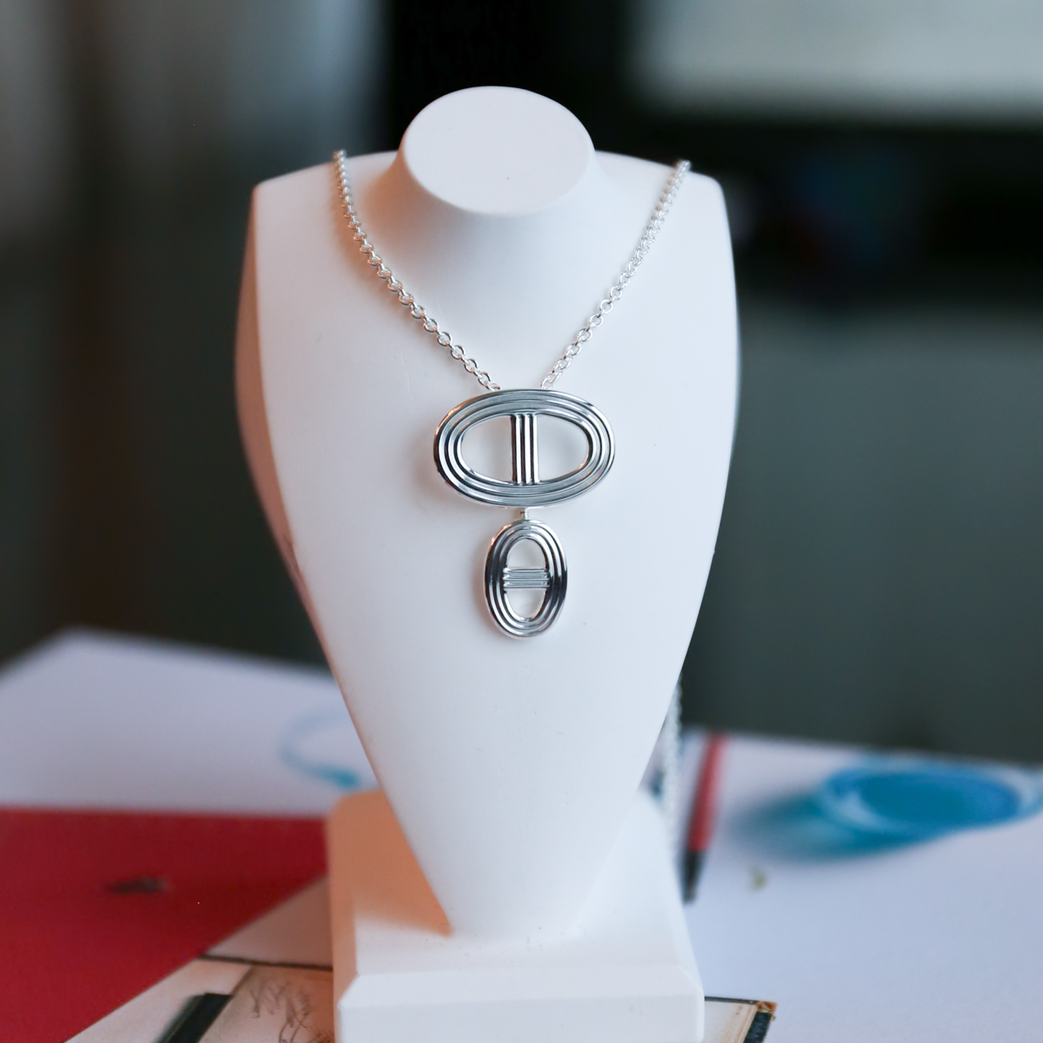 Hermes Chaine d'ancre 24 pendant