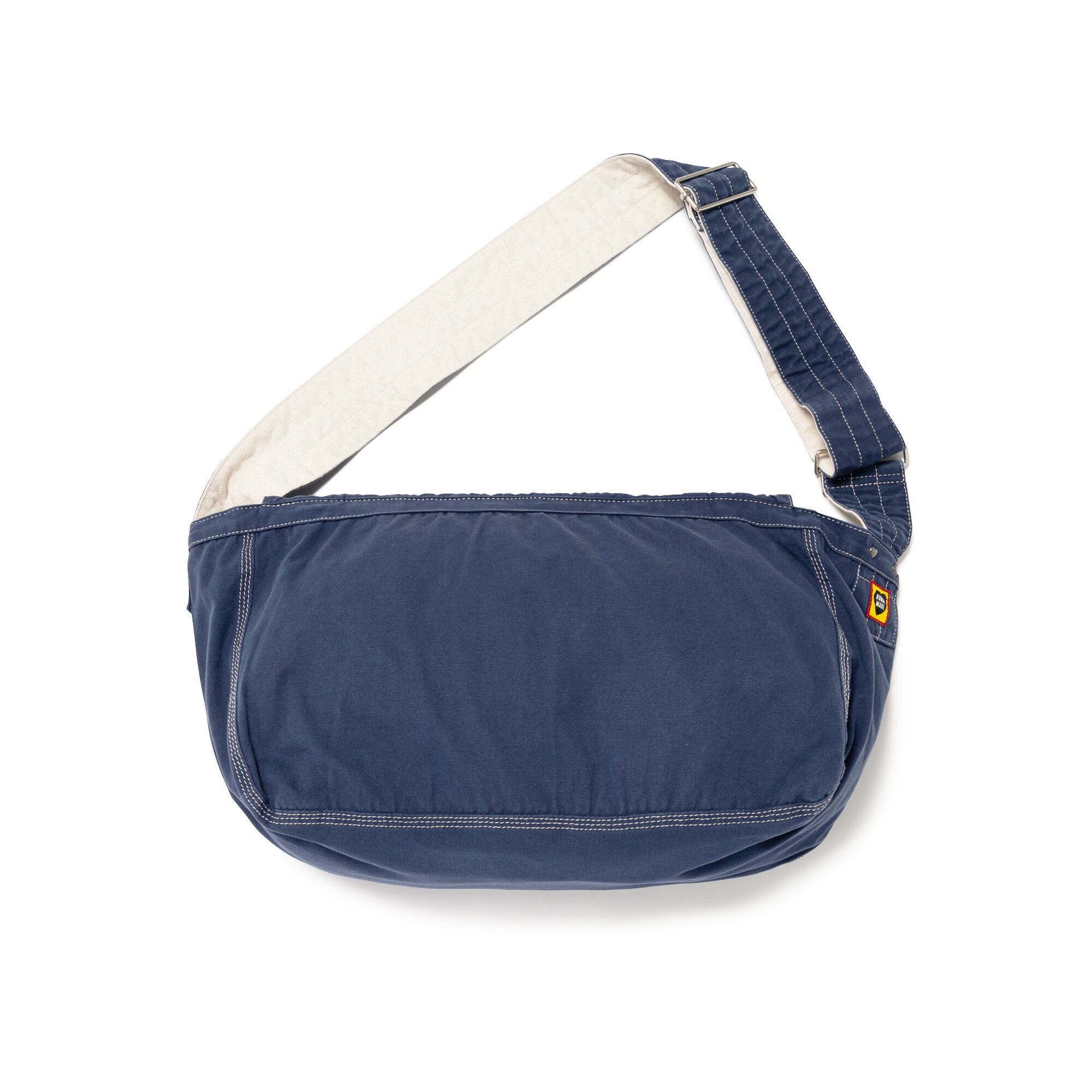 預購┃日本 HUMAN MADE MAIL BAG LARGE 雙面 藍色 帆布郵差包