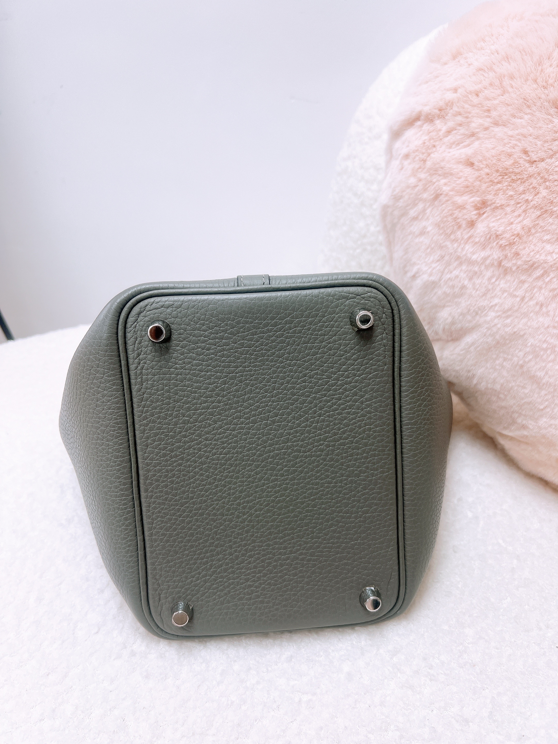 Hermes picotin 18/ gris meyer/ stamp z