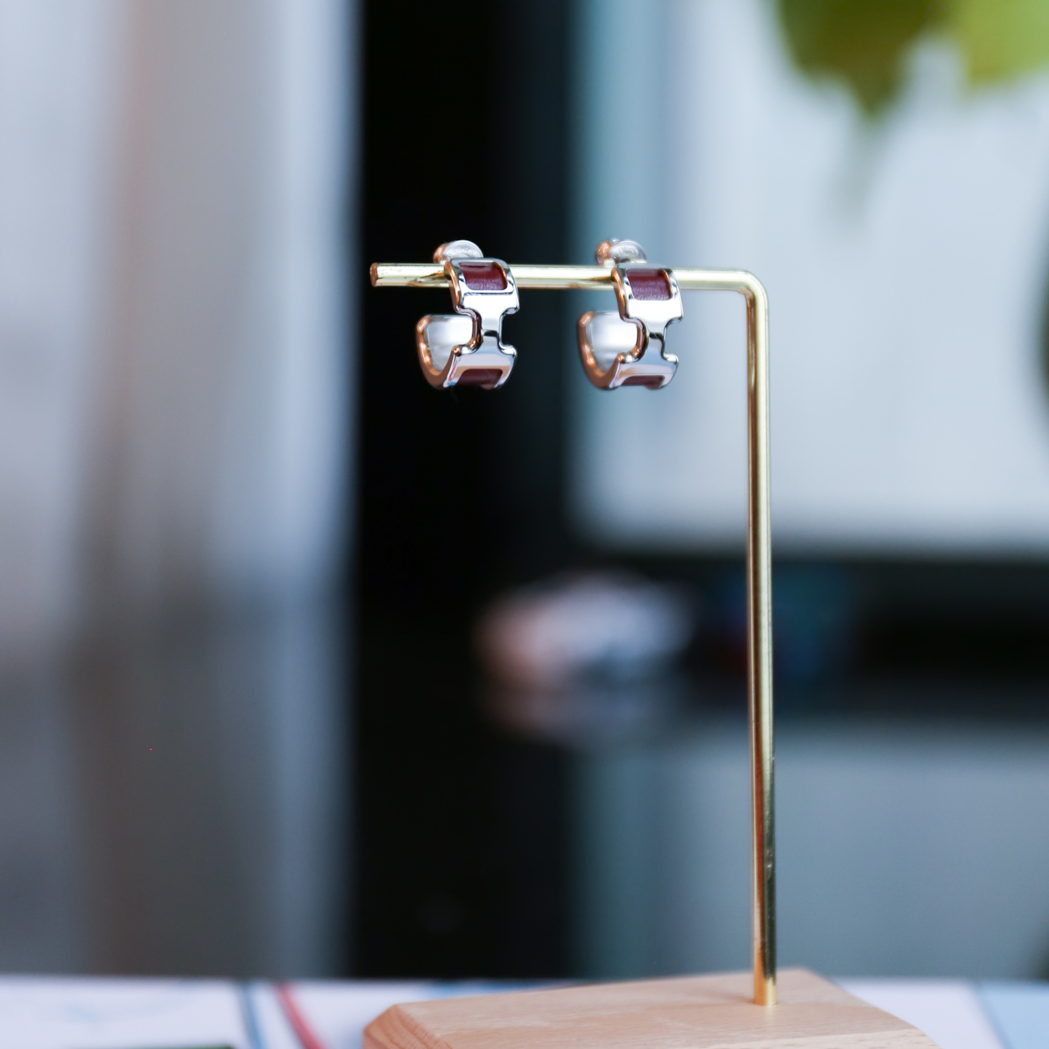 Hermes Olympe earrings, small model