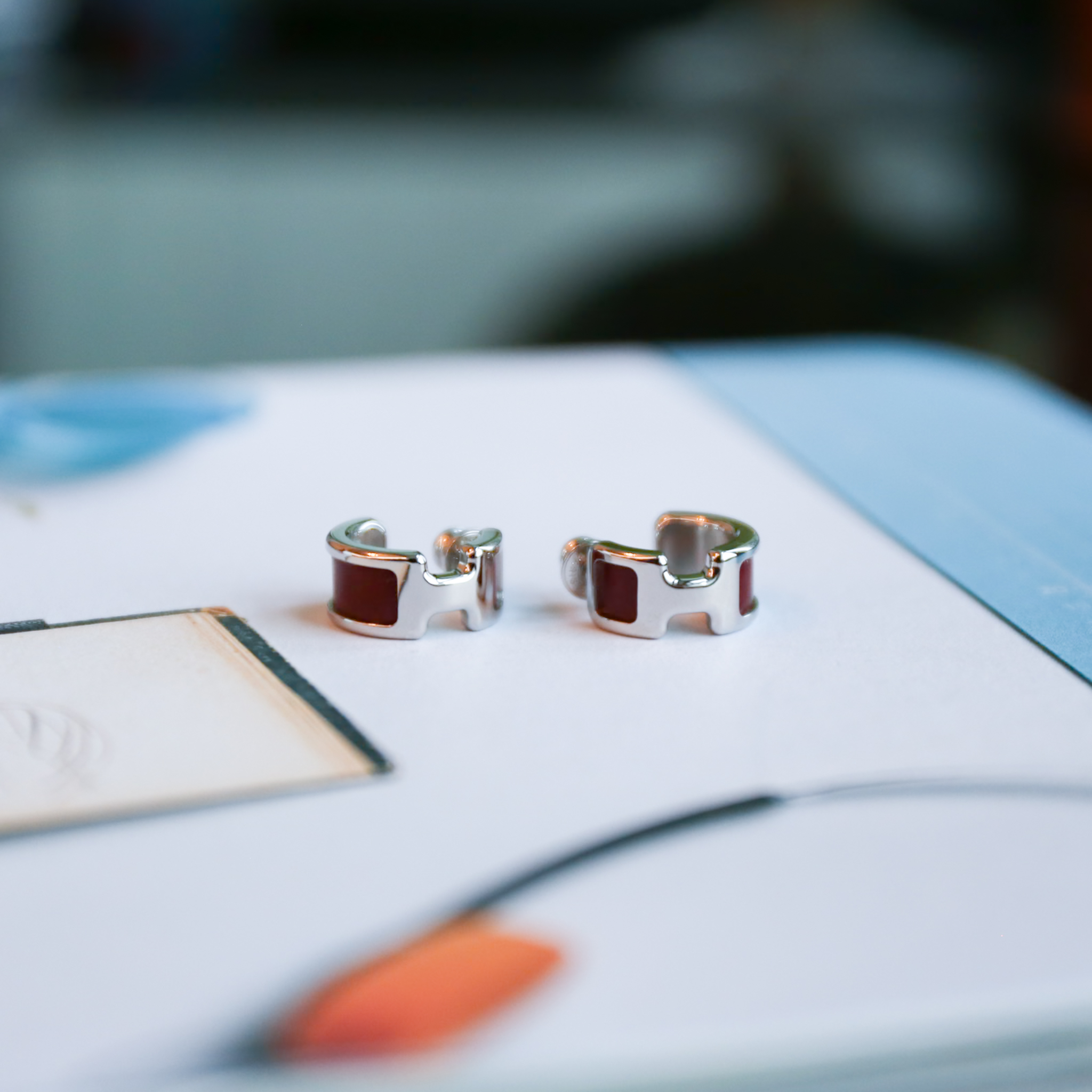 Hermes Olympe earrings, small model