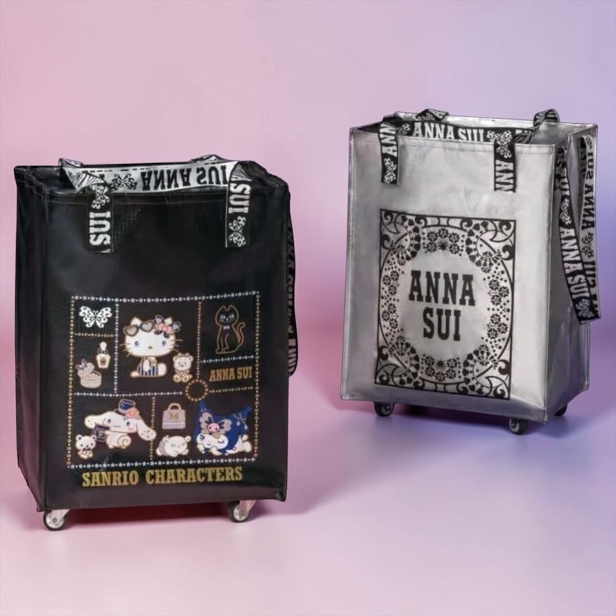 26066-KT Sanrio Hello Kitty x Anna Sui 聯名滑輪購物車 #TW-AS26
