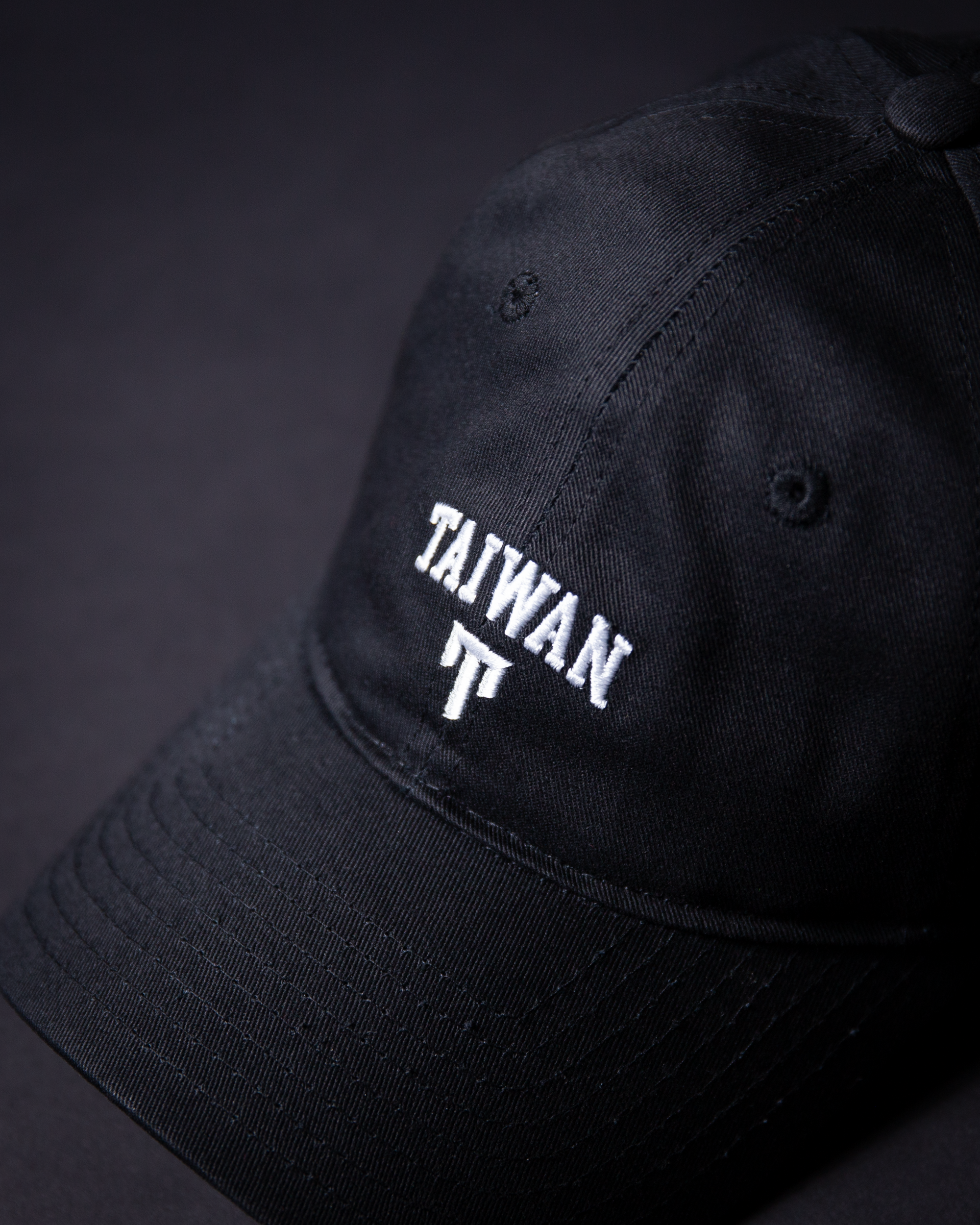 TAIWAN 刺繡老帽 (黑色)