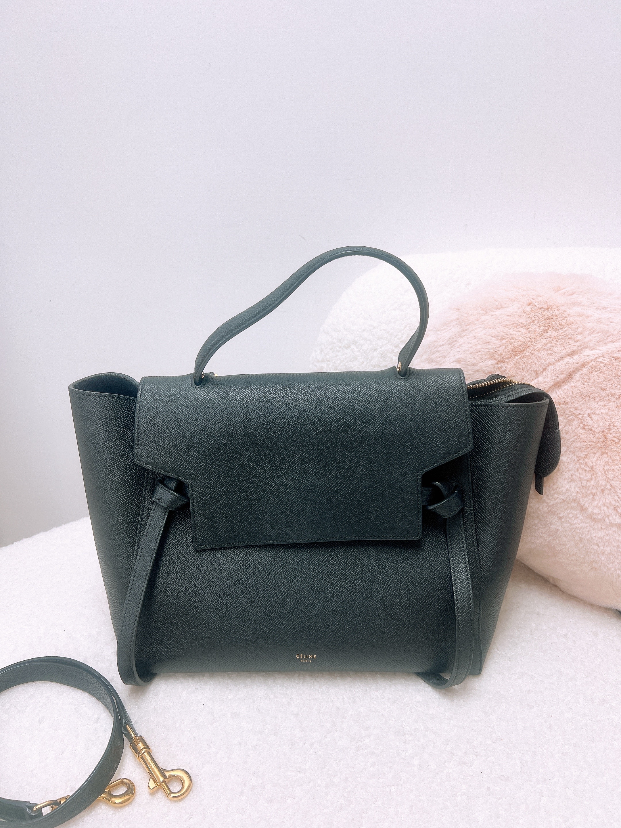 Celine belt mini black