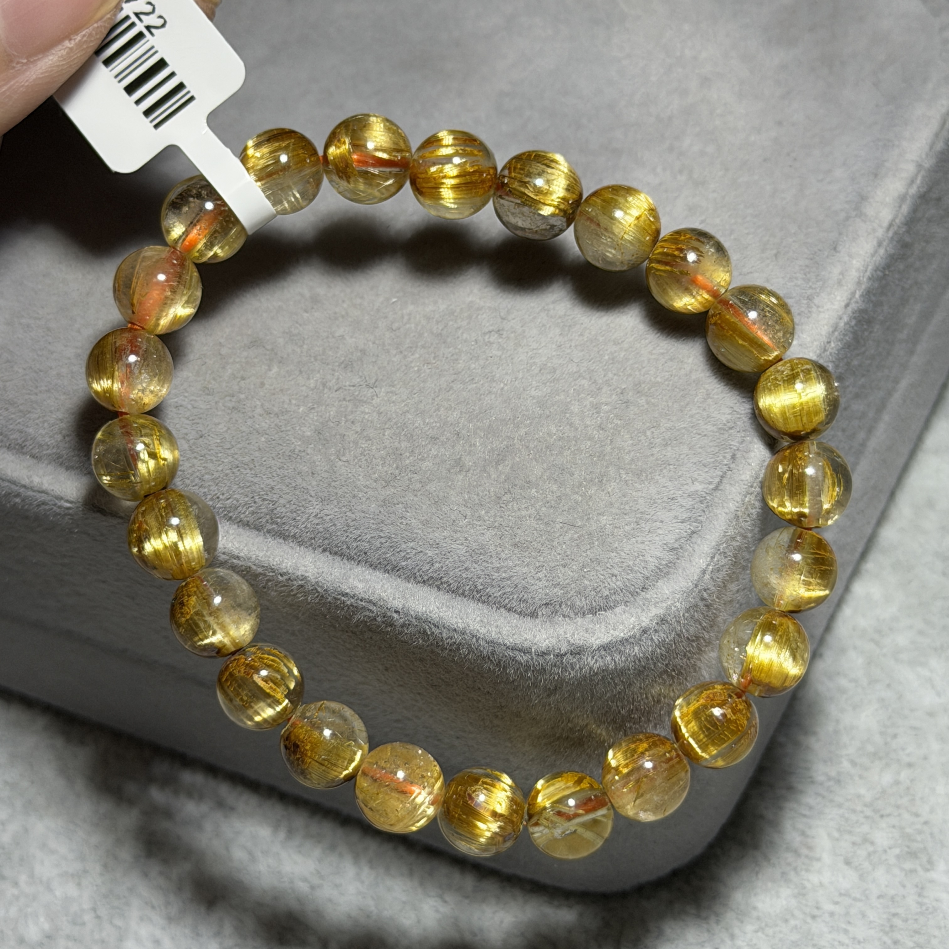 高級數金鈦晶 約7.8mm AK1722