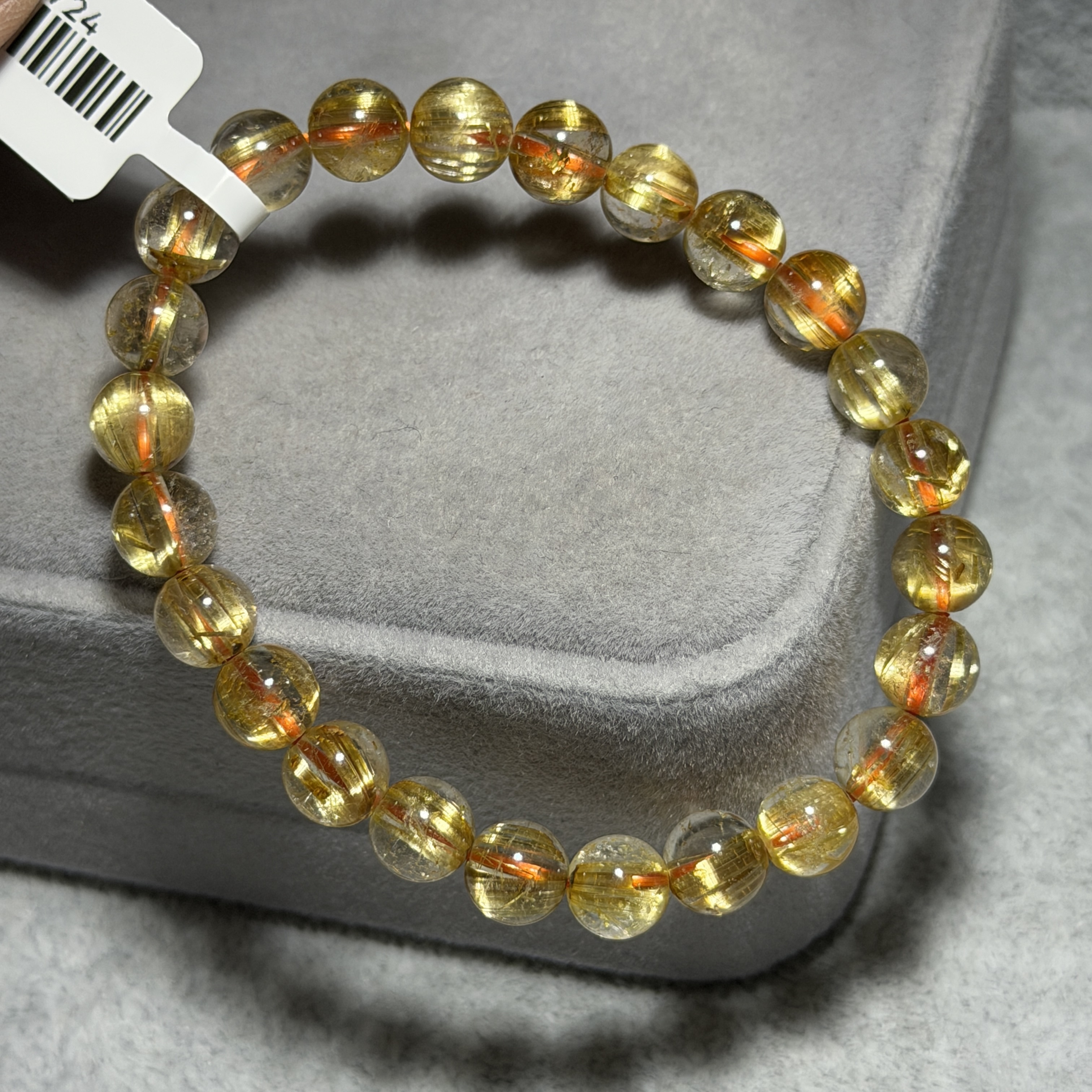 高級數金鈦晶 約7.8mm AK1724