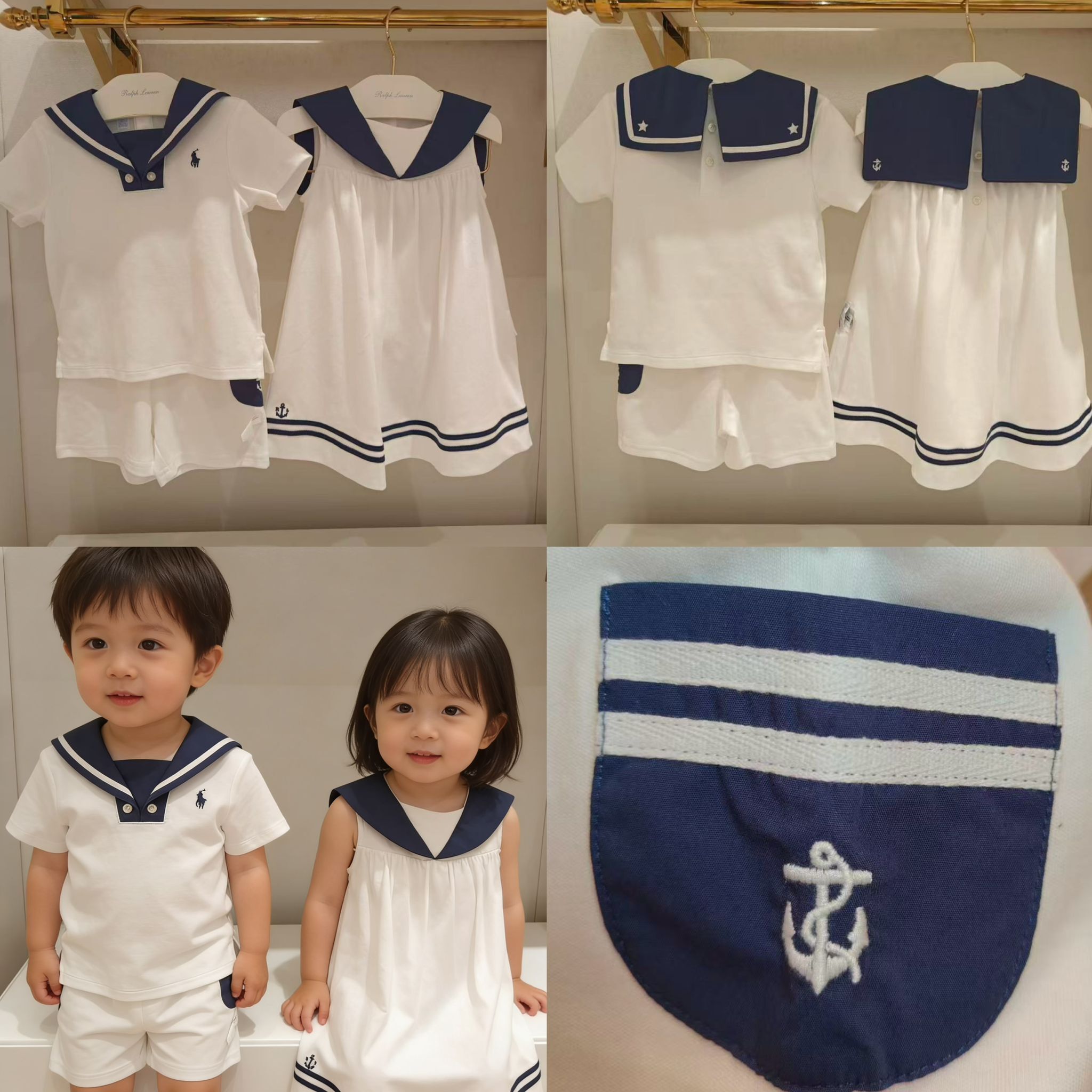 廠單 PL珠地棉夏季兄妹裝