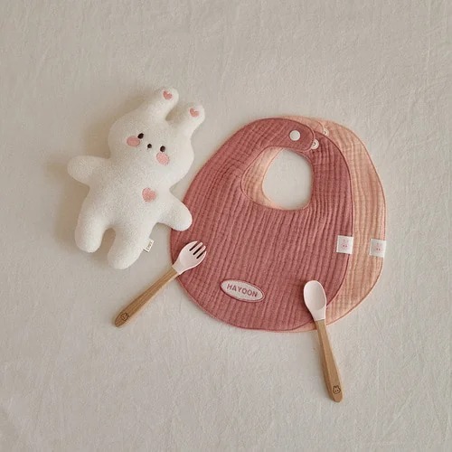 DTD Rainbow 6重棉紗系列-姓名訂製寶寶專屬圍嘴