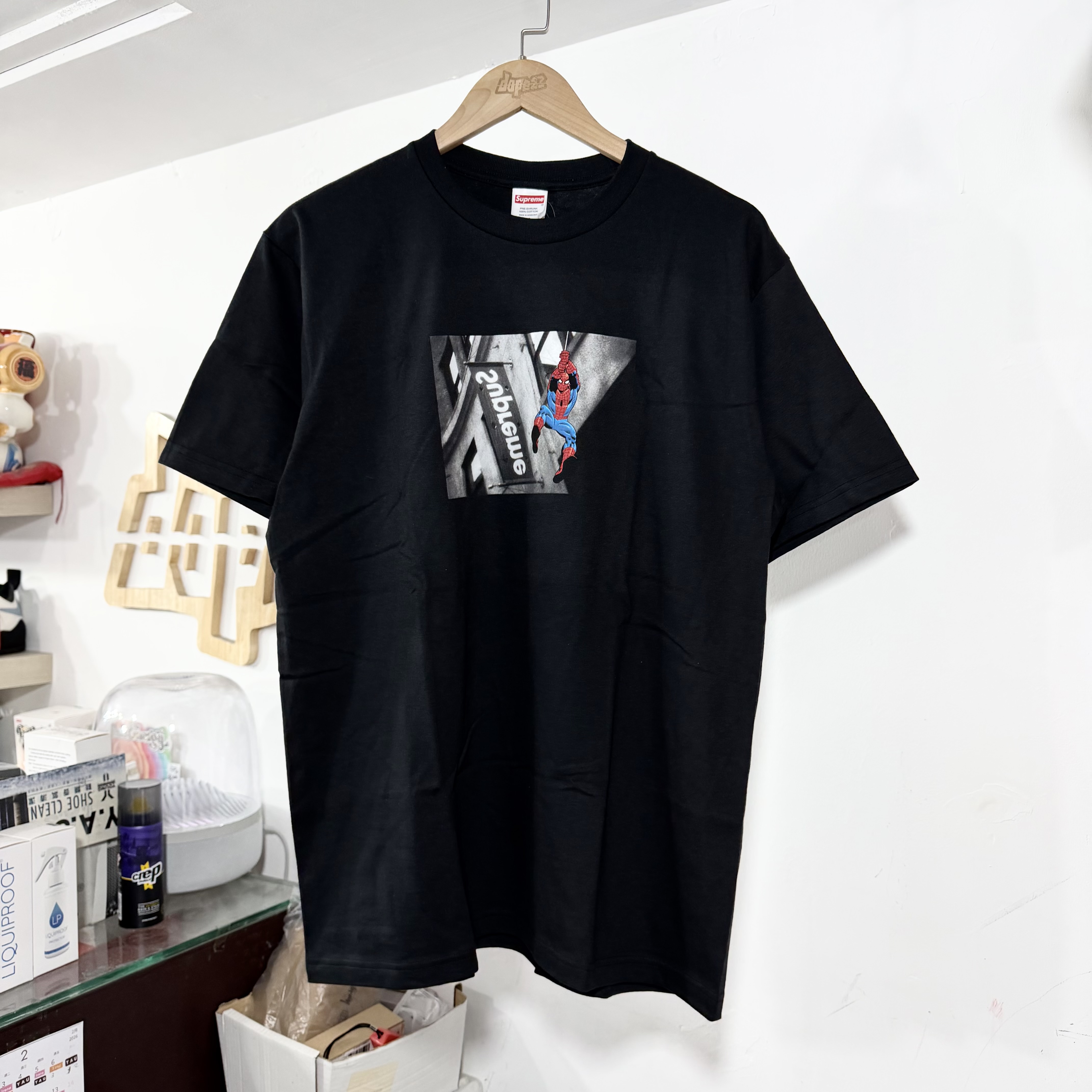 Supreme® SS26 Spider-Man Tee Black