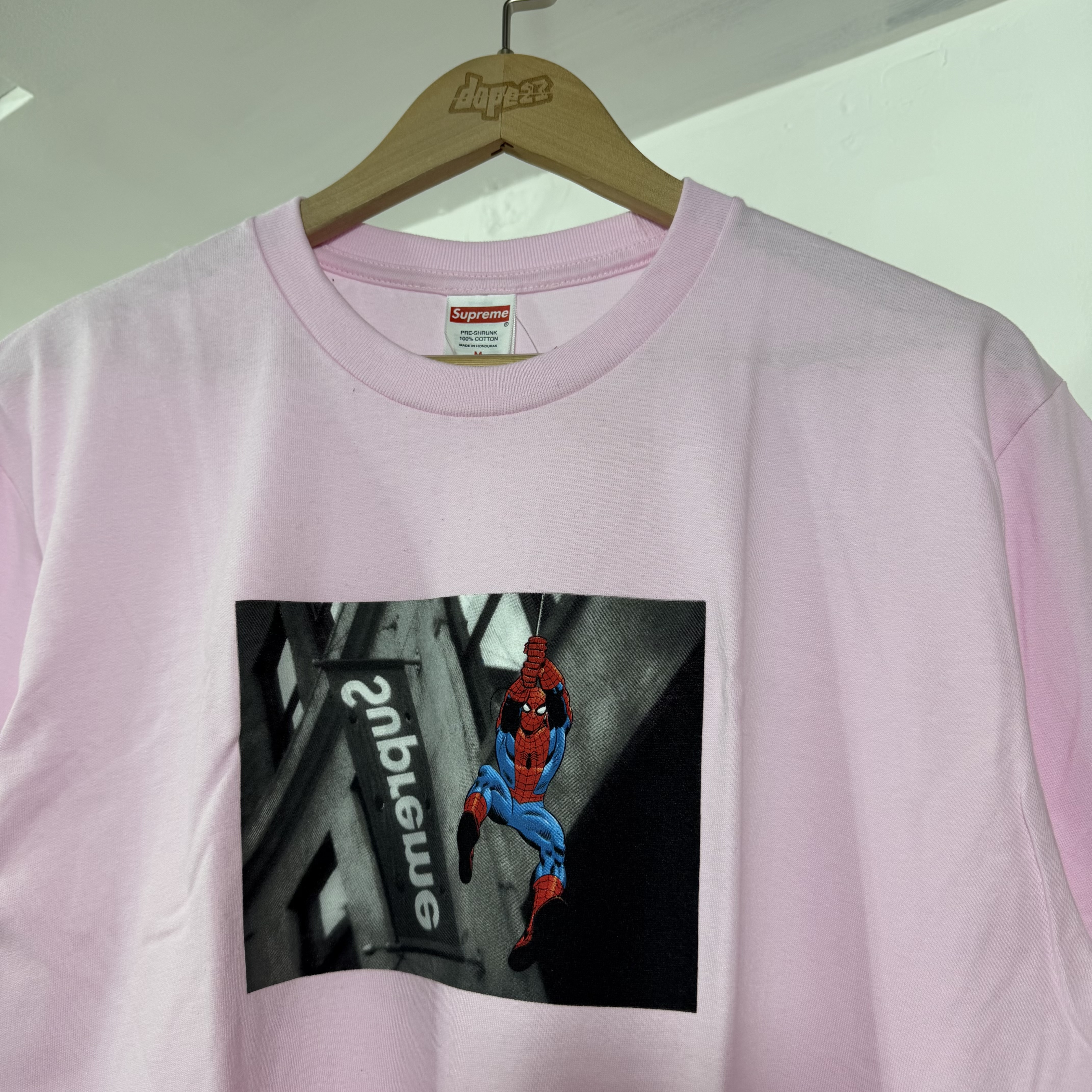 Supreme® SS26 Spider-Man Tee Light Pink