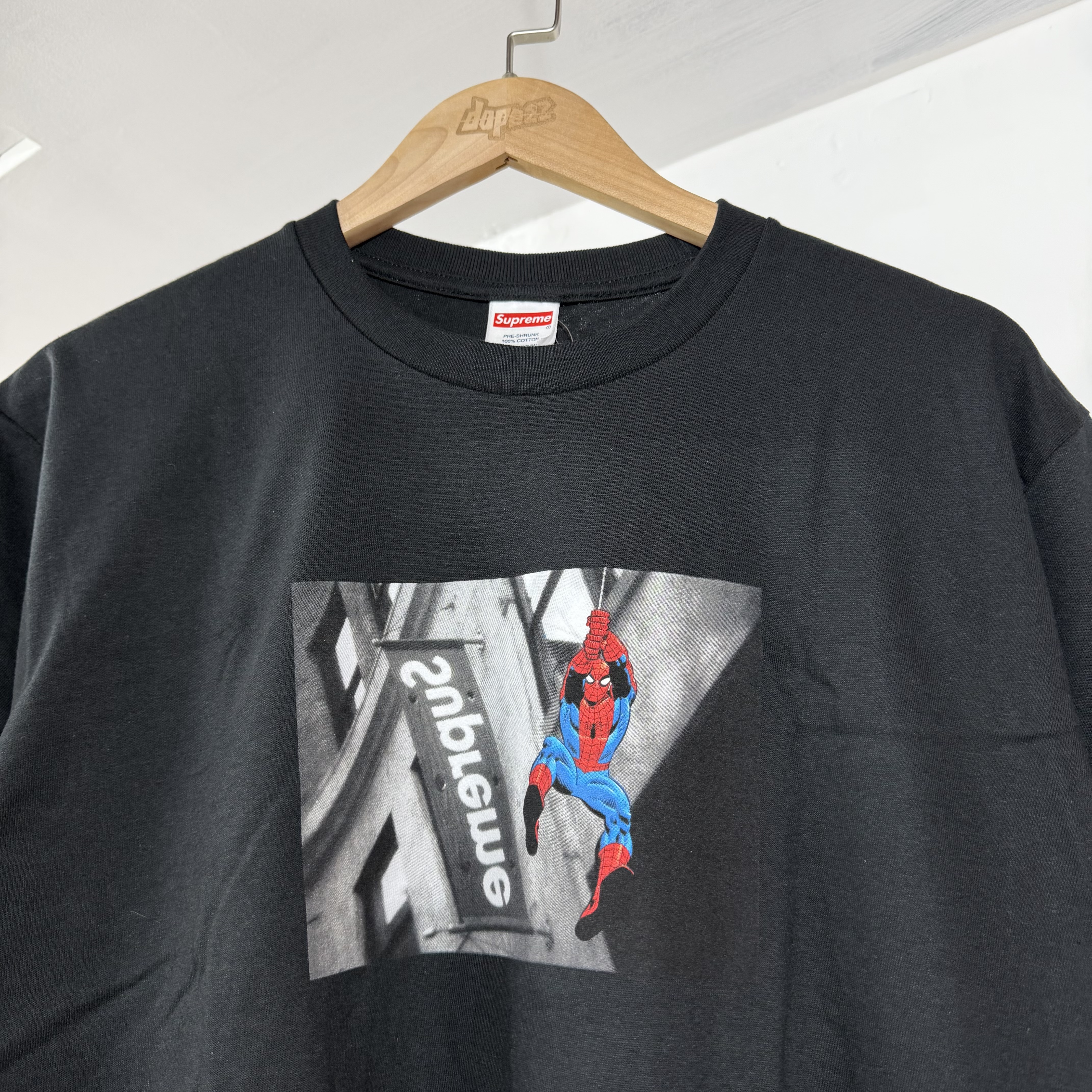 Supreme® SS26 Spider-Man Tee Black