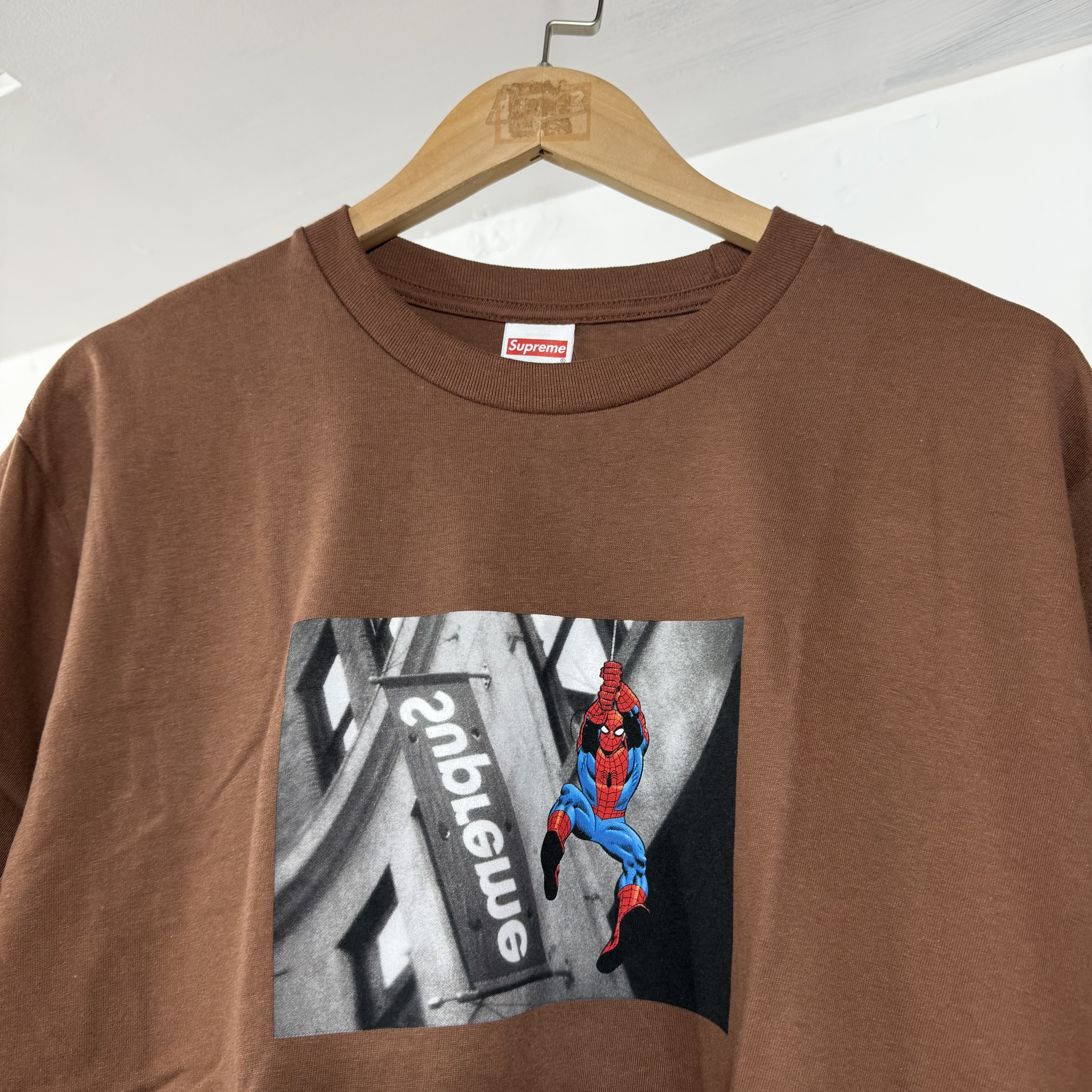 Supreme® SS26 Spider-Man Tee Brown