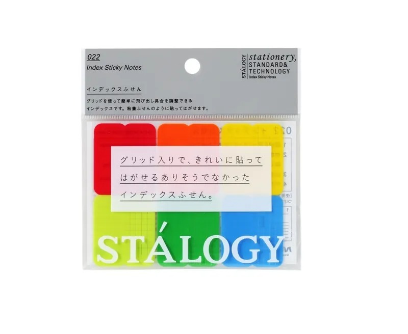 6色 12枚 索引標籤貼 ｜日本 STALOGY